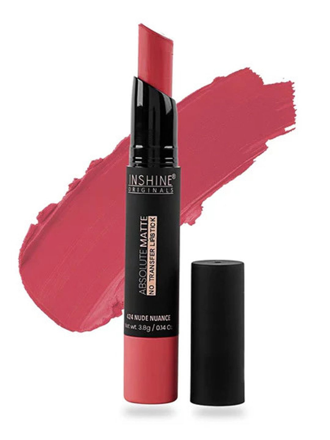 Inshine Originals Absolute Matte No Transfer Bullet Lipstick - 3.5 g - Nude Nuance - 424
Inshine Originals Absolute Matte No Transfer Bullet Lipstick - 3.5 g - Nude Nuance - 424