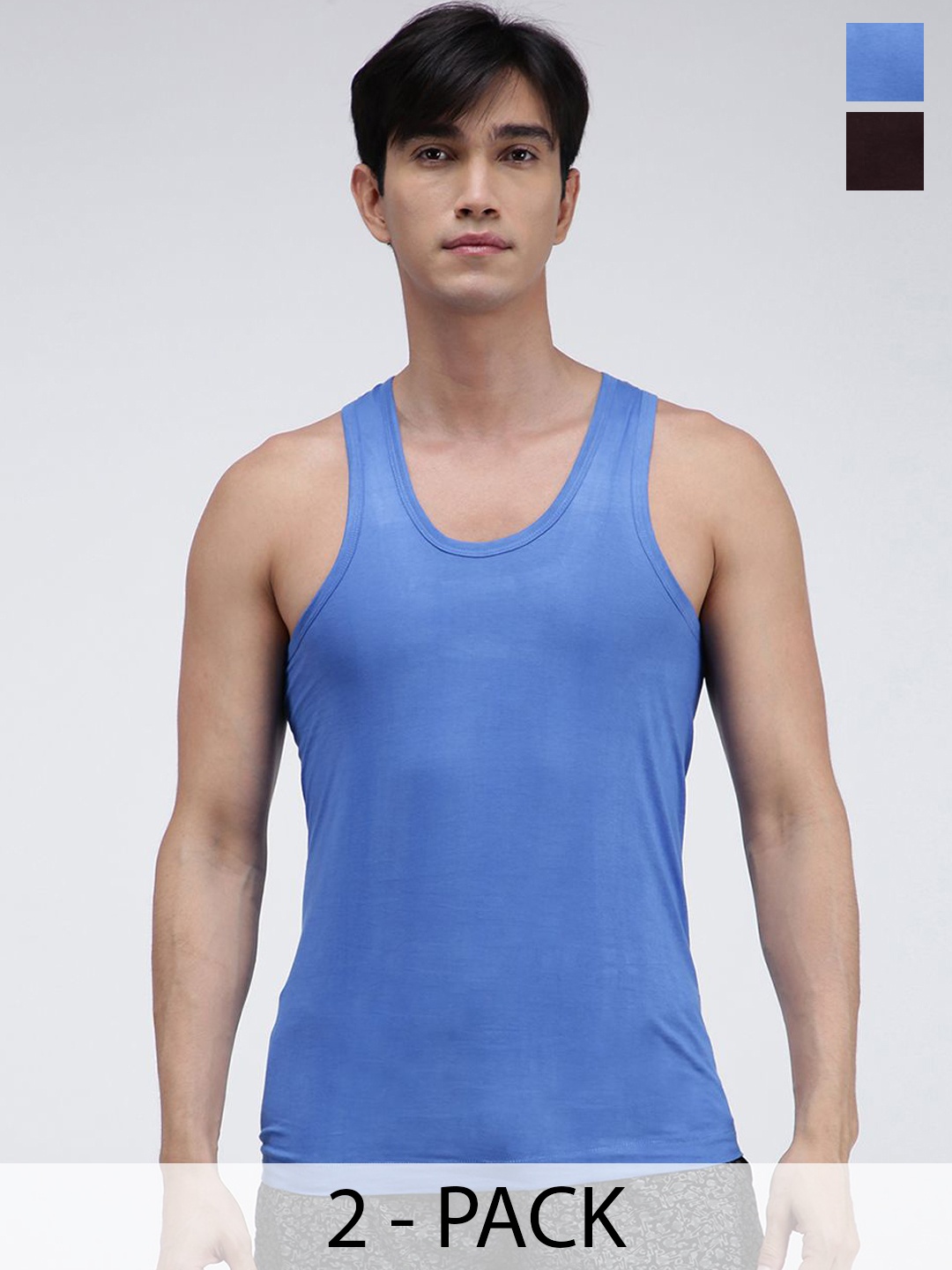 AMUL COMFY Pack Of 2 Pure Cotton Undershirt Innerwear Vests AC-CVESTRN-CB-SB-XL-2PC, Coffee brown
AMUL COMFY Pack Of 2 Pure Cotton Undershirt Innerwear Vests AC-CVESTRN-CB-SB-XL-2PC, Coffee brown