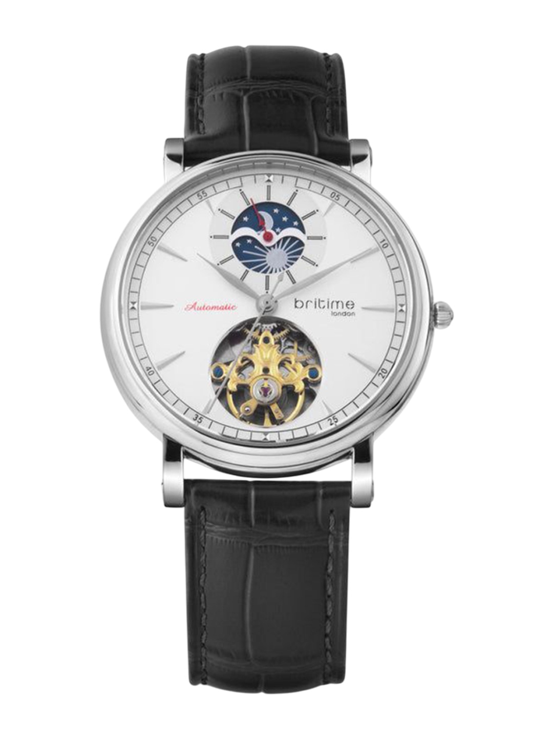 Britime Men Printed Dial & Analogue Automatic Motion Powered Watch 127-L10306, White
Britime Men Printed Dial & Analogue Automatic Motion Powered Watch 127-L10306, White