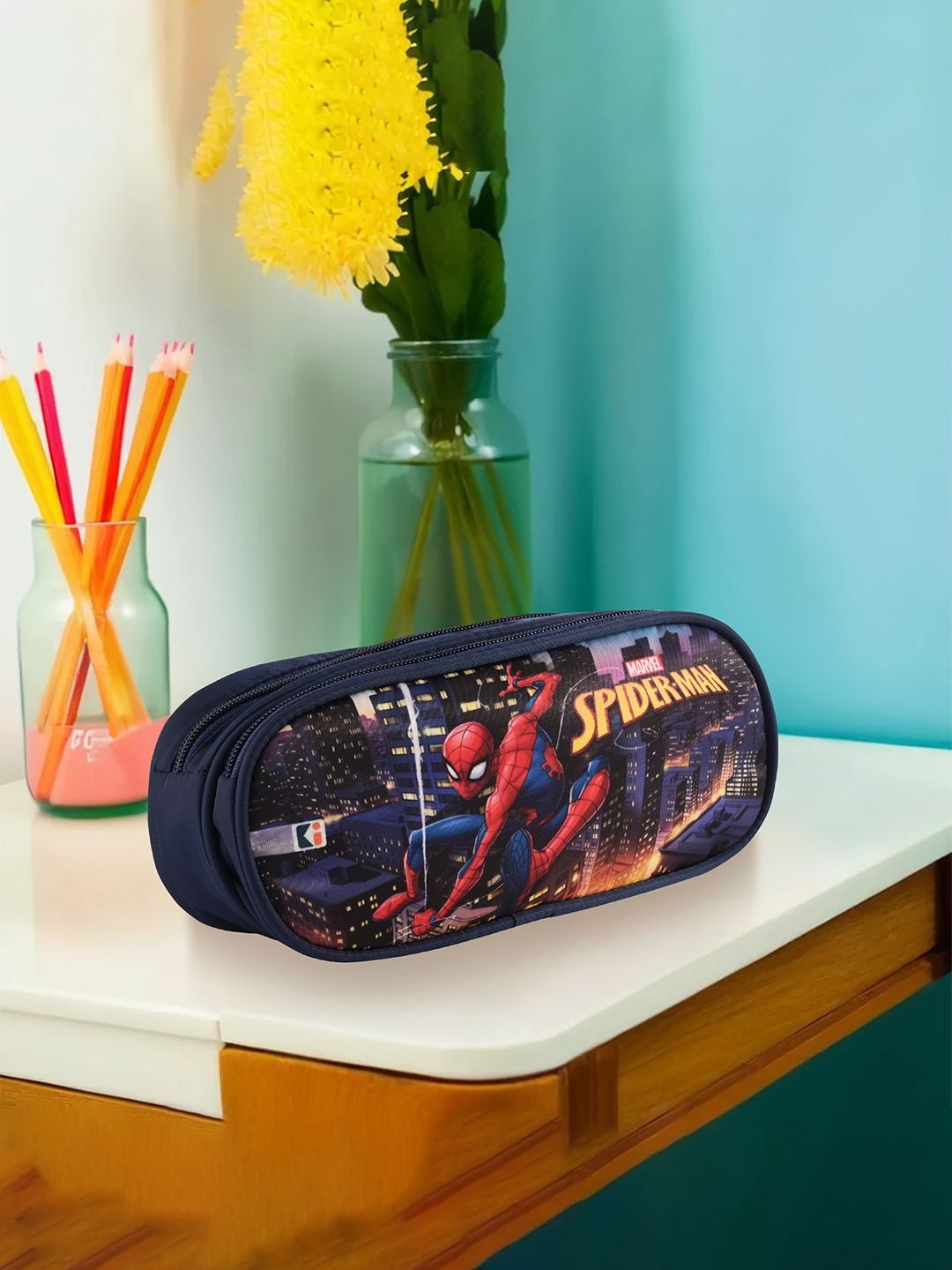Kuber Industries Spider Man Printed Pencil Pouch Cases With 2 Compartments Stationery, Blue
Kuber Industries Spider Man Printed Pencil Pouch Cases With 2 Compartments Stationery, Blue