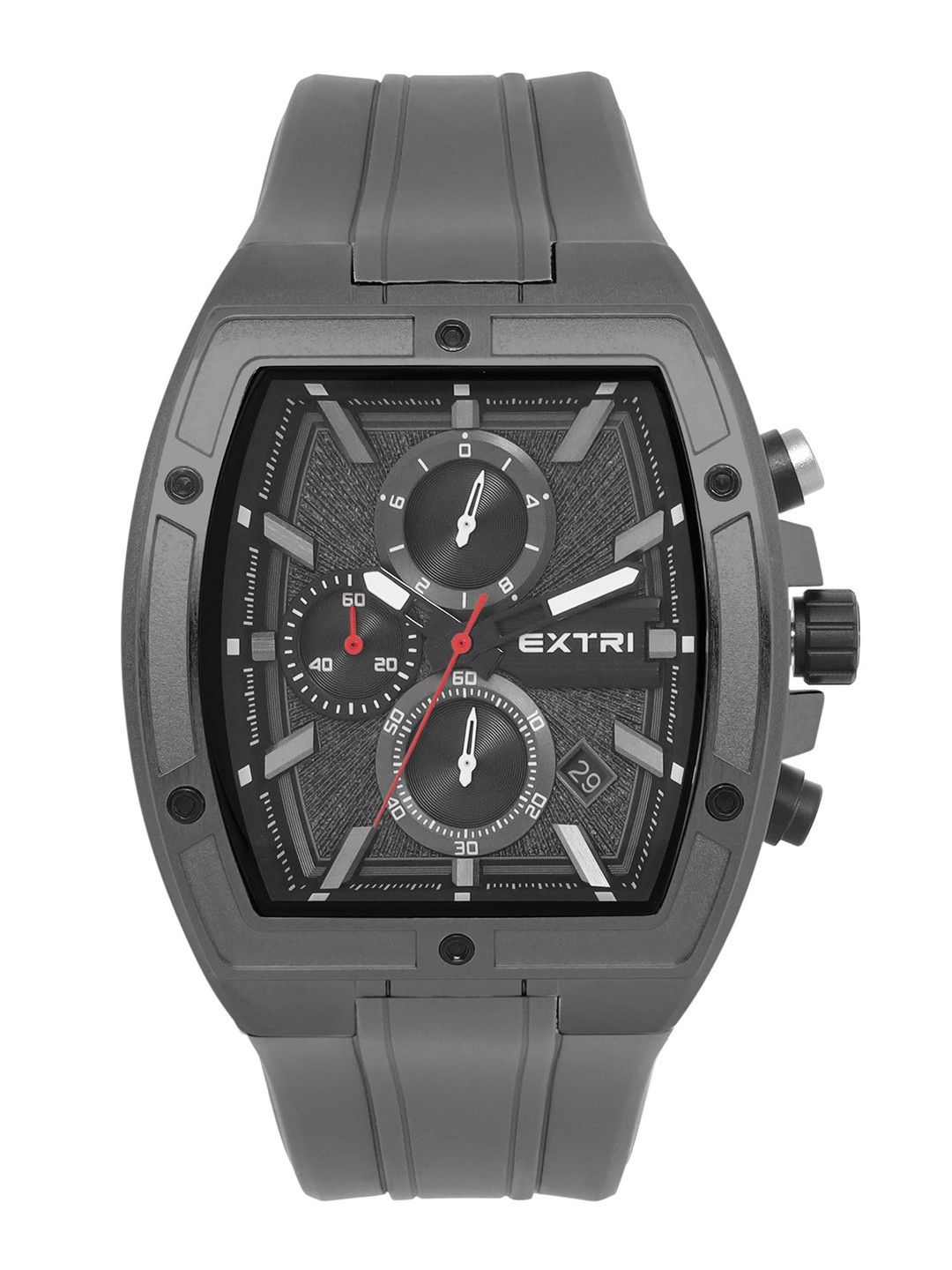 EXTRI Men Skeleton Dial & Bracelet Style Straps Reset Time Analogue Watch X6089-E, Black
EXTRI Men Skeleton Dial & Bracelet Style Straps Reset Time Analogue Watch X6089-E, Black