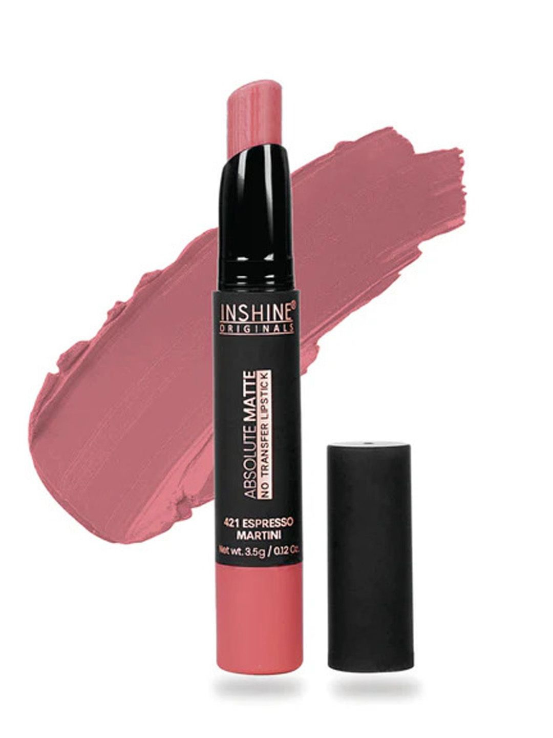 Inshine Absolute Matte No Transfer Lipstick - 3.5 g Espresso Martini - 421, Coffee brown
Inshine Absolute Matte No Transfer Lipstick - 3.5 g Espresso Martini - 421, Coffee brown