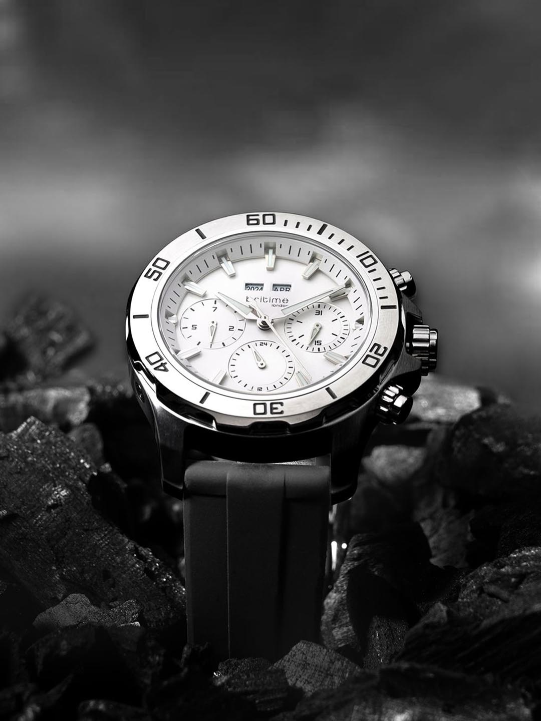 Britime Men Automatic Dial Multi-Function Leather Straps Analogue Watch 562-P10306, White
Britime Men Automatic Dial Multi-Function Leather Straps Analogue Watch 562-P10306, White