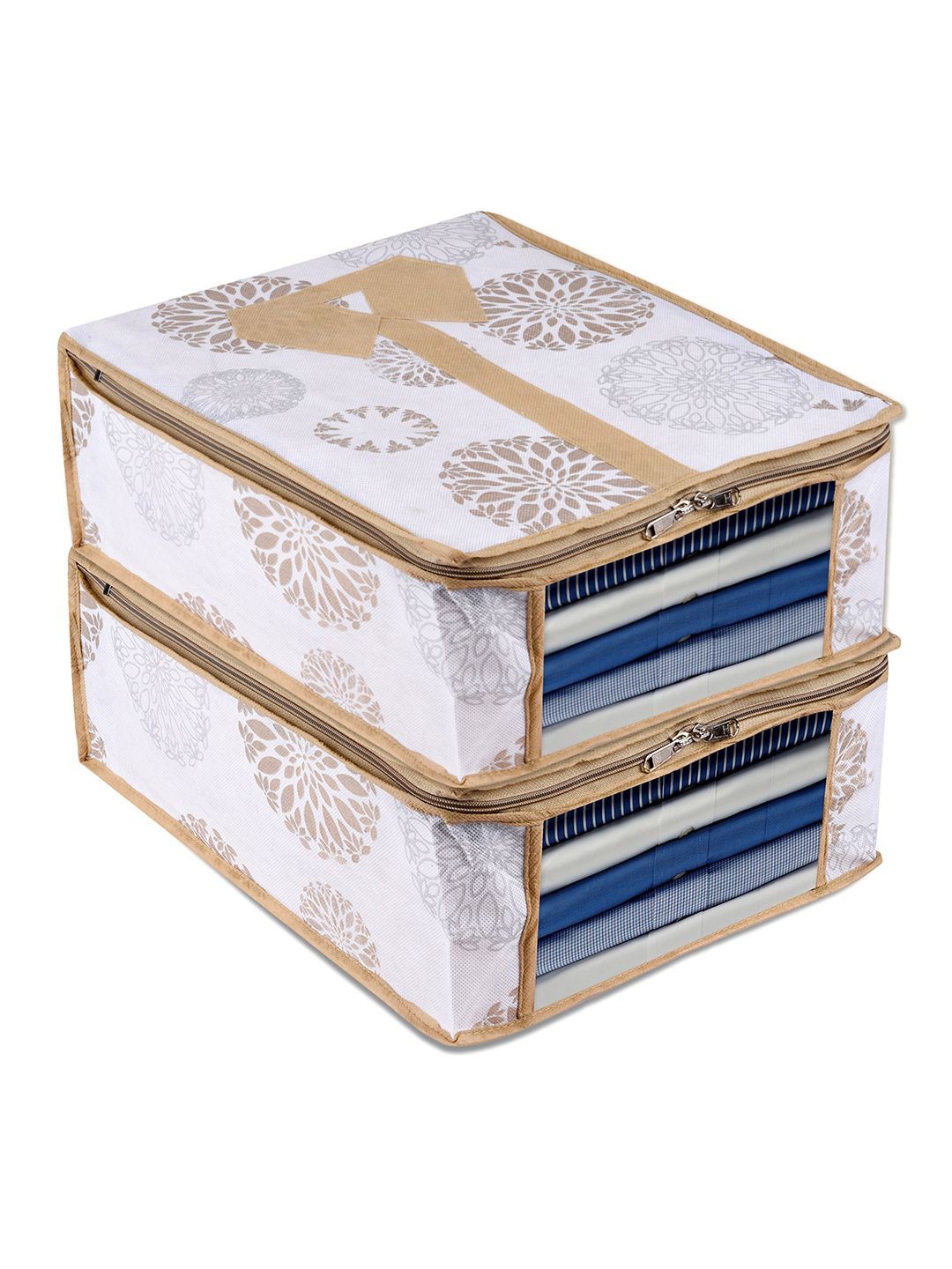 Kuber Industries White Pack of 2 Gola-Printed With Visible Window Multi-Utility Organisers
Kuber Industries White Pack of 2 Gola-Printed With Visible Window Multi-Utility Organisers