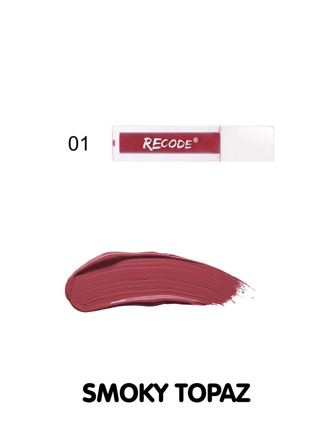 Recode Silky Matte Lightweight Liquid Lipstick With Shea Butter - 1.25 ml - Smoky Topaz 01, Red
Recode Silky Matte Lightweight Liquid Lipstick With Shea Butter - 1.25 ml - Smoky Topaz 01, Red