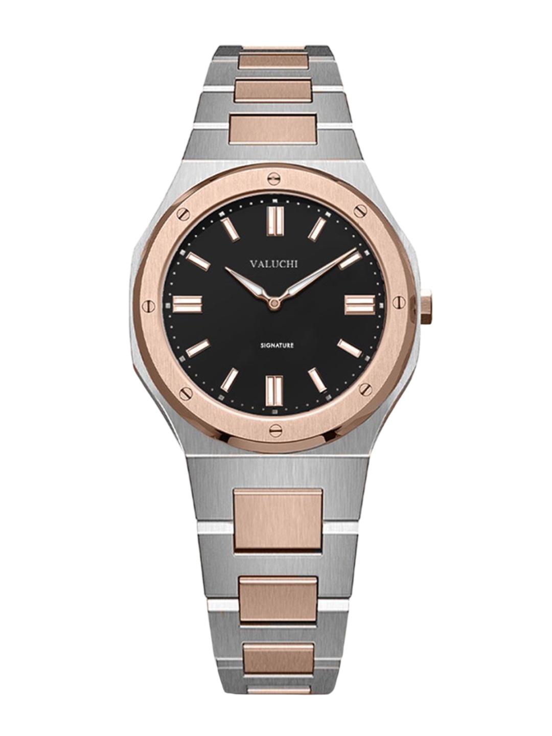 Valuchi Women Dial & Stainless Steel Bracelet Style Straps Analogue Watch VT-31MM-BB, Black
Valuchi Women Dial & Stainless Steel Bracelet Style Straps Analogue Watch VT-31MM-BB, Black