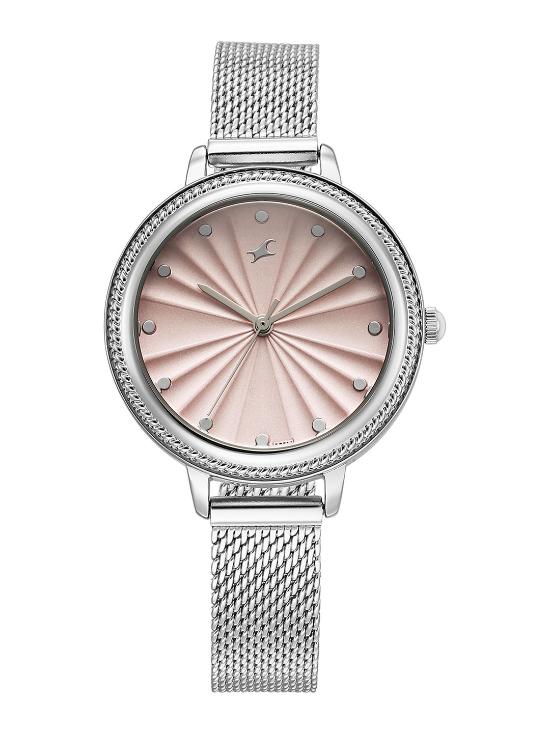 Fastrack Women Embellished Dial & Bracelet Style Straps Analogue Watch 68048SM01, Pink
Fastrack Women Embellished Dial & Bracelet Style Straps Analogue Watch 68048SM01, Pink