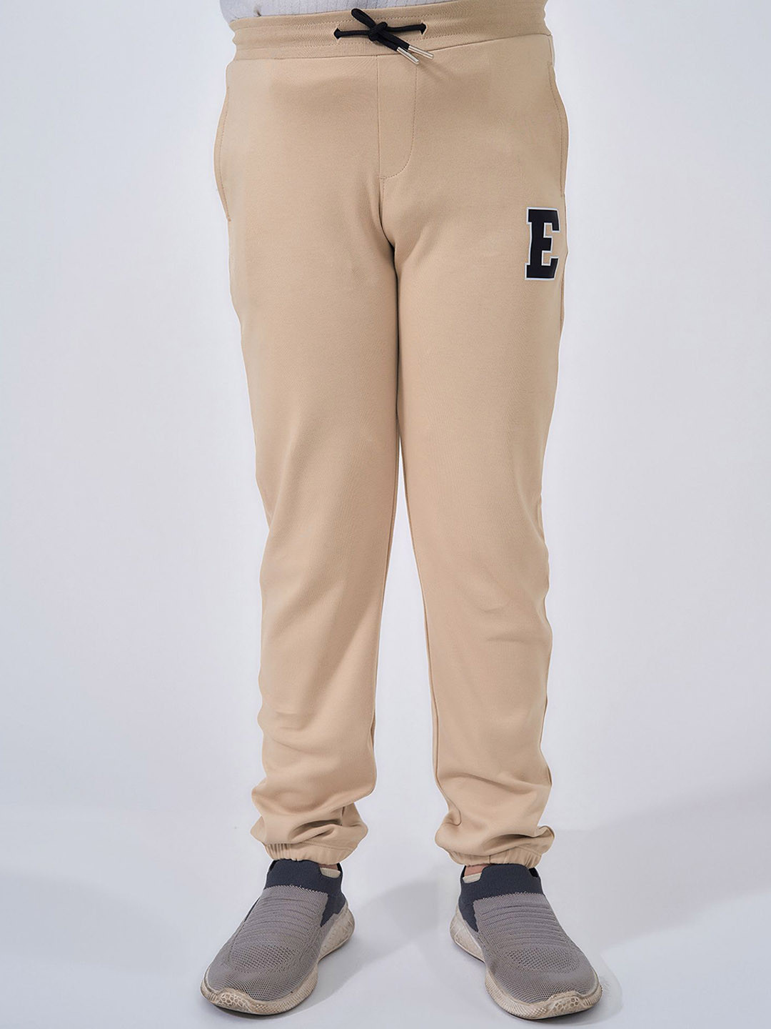 EDRIO Kids Mid Rise Joggers, Brown 
EDRIO Kids Mid Rise Joggers, Brown