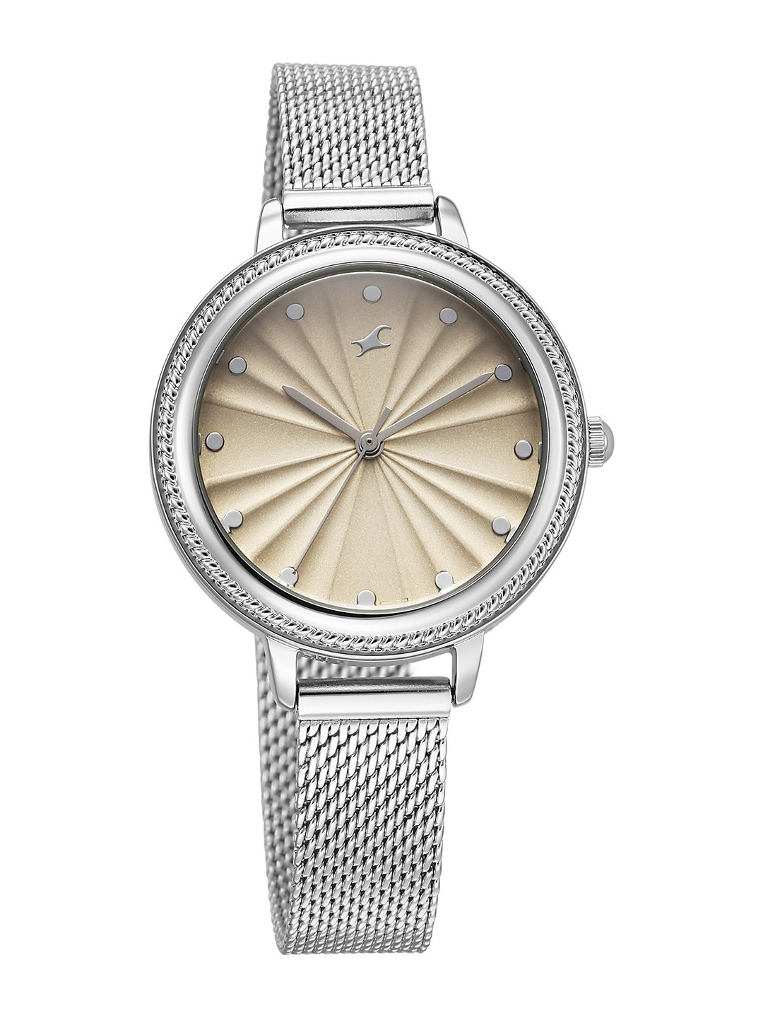 Fastrack Stunners X Special Edition Women Bracelet Style Straps Analogue Watch 68048SM02, Beige
Fastrack Stunners X Special Edition Women Bracelet Style Straps Analogue Watch 68048SM02, Beige