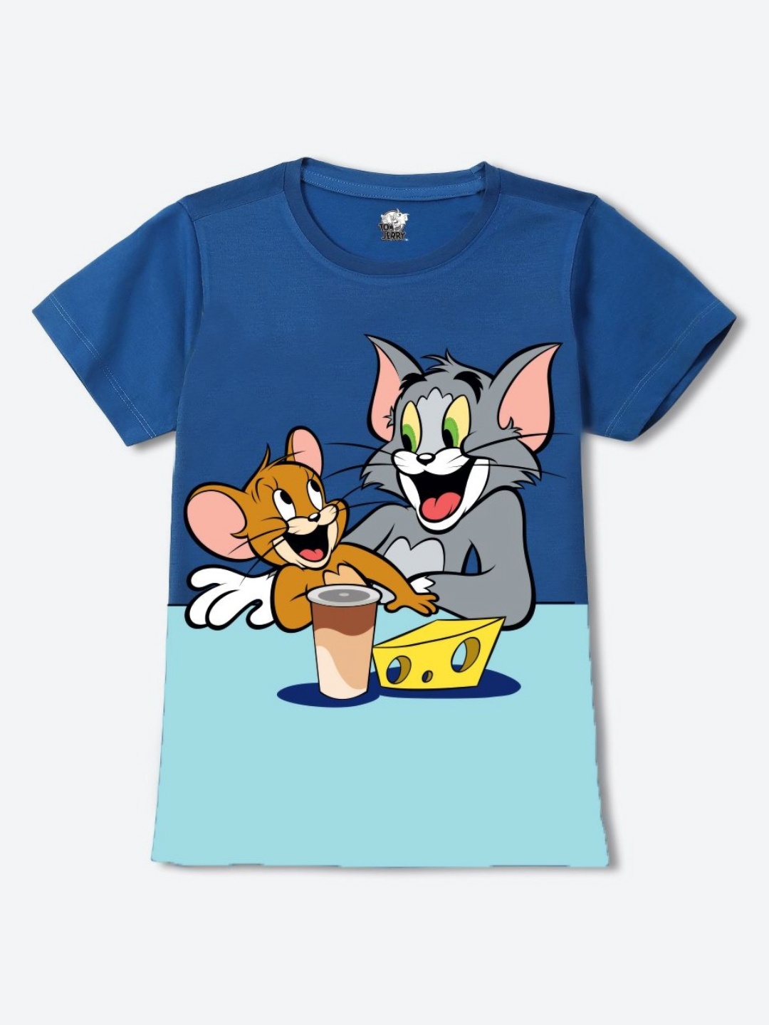 YK Warner Bros Boys Tom & Jerry Graphic Printed Round Neck Regular Fit Cotton T-shirt, Blue
YK Warner Bros Boys Tom & Jerry Graphic Printed Round Neck Regular Fit Cotton T-shirt, Blue