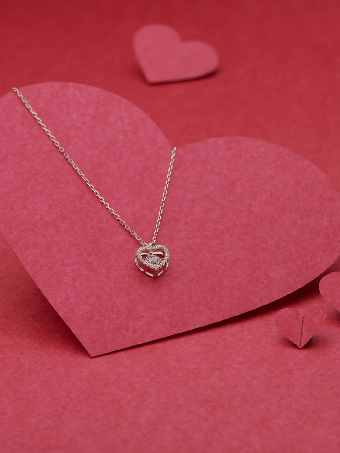 Gargi by P. N. Gadgil & Sons 925 Sterling Silver Artificial Stones Pendant With Chain
Gargi by P. N. Gadgil & Sons 925 Sterling Silver Artificial Stones Pendant With Chain