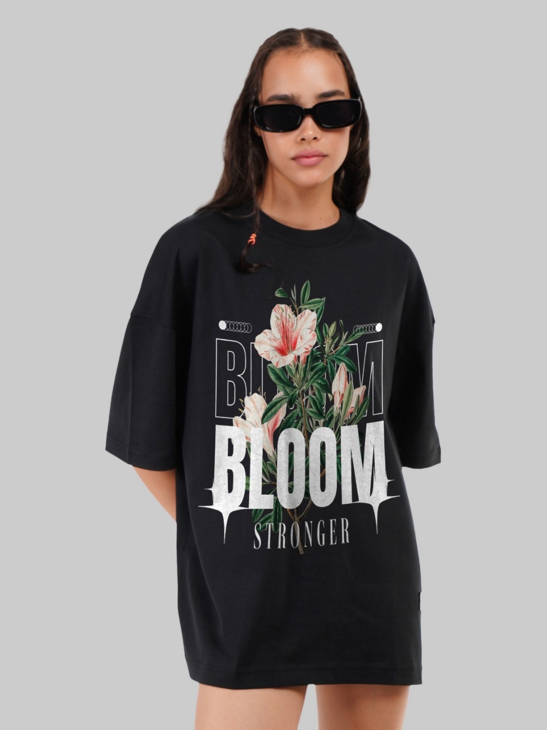 Underrated Club Women Bio Finish Graphic Printed Round Neck Cotton Oversized T-shirt, Black
Underrated Club Women Bio Finish Graphic Printed Round Neck Cotton Oversized T-shirt, Black