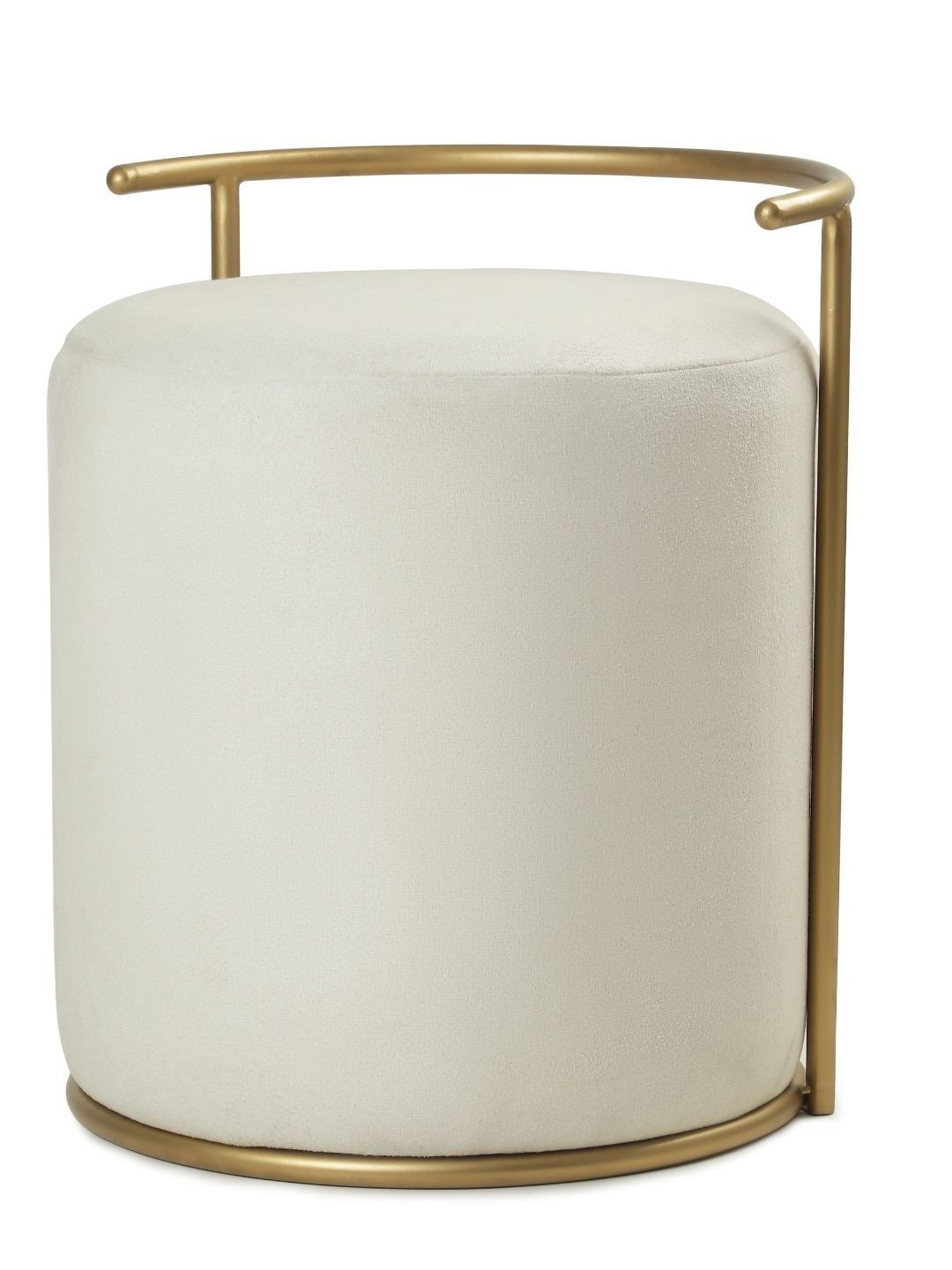 Blck Homes Atticus Pouffe White Cotton & Metal Cylindrical Without Storage Ottoman, Off white
Blck Homes Atticus Pouffe White Cotton & Metal Cylindrical Without Storage Ottoman, Off white