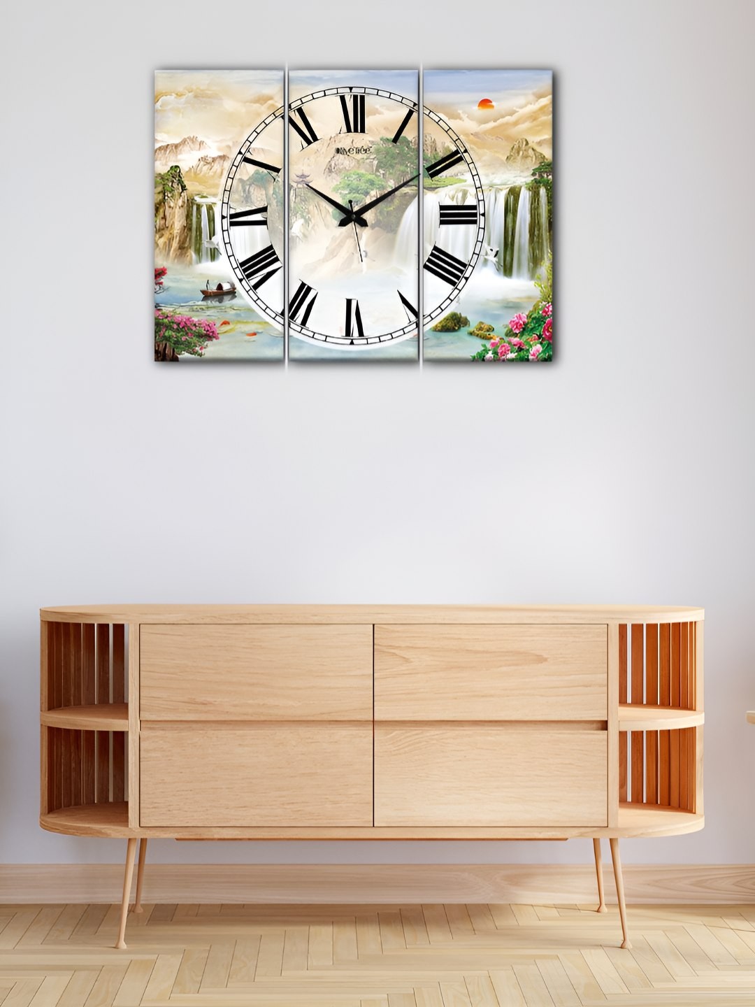 OLIVE TREE Grey Melange 3 Pieces Analogue Printed Wooden Vintage Rectangular Wall Clock
OLIVE TREE Grey Melange 3 Pieces Analogue Printed Wooden Vintage Rectangular Wall Clock