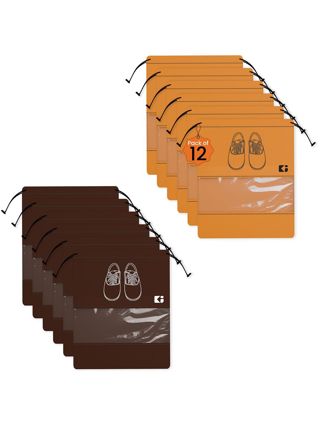 Kuber Industries Coffee Brown & Orange Colored 12 Pieces Printed Regular Shoes Organisers
Kuber Industries Coffee Brown & Orange Colored 12 Pieces Printed Regular Shoes Organisers