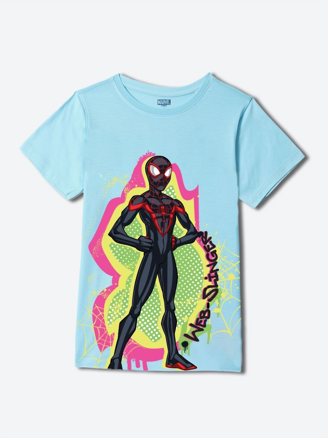 YK Marvel Boys Spider-Man Graphic Printed Round Neck Regular Fit Cotton T-shirt, Blue
YK Marvel Boys Spider-Man Graphic Printed Round Neck Regular Fit Cotton T-shirt, Blue