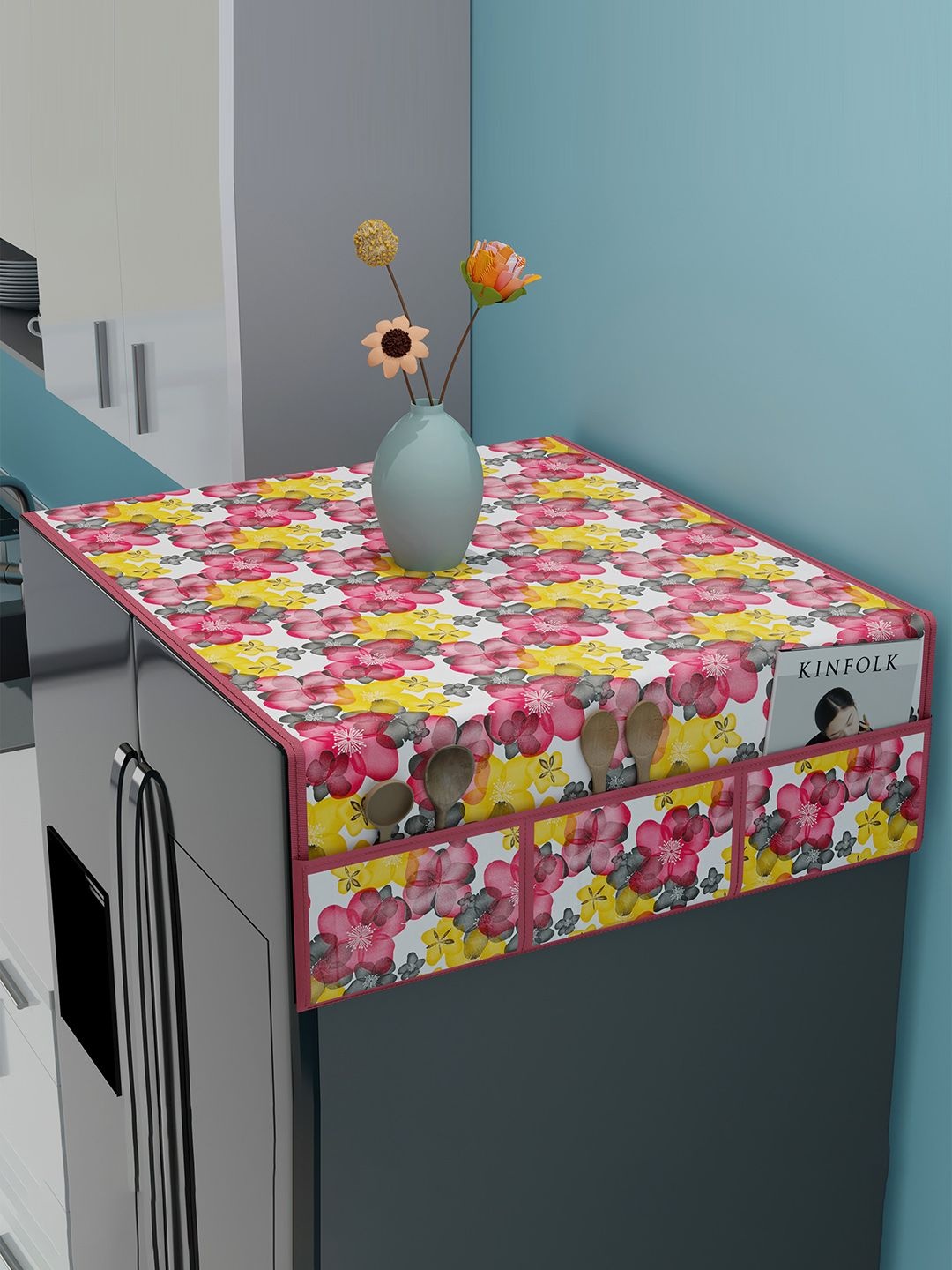Kuber Industries Pink & White Printed Waterproof Appliance Fridge Cover With 6 Pockets
Kuber Industries Pink & White Printed Waterproof Appliance Fridge Cover With 6 Pockets