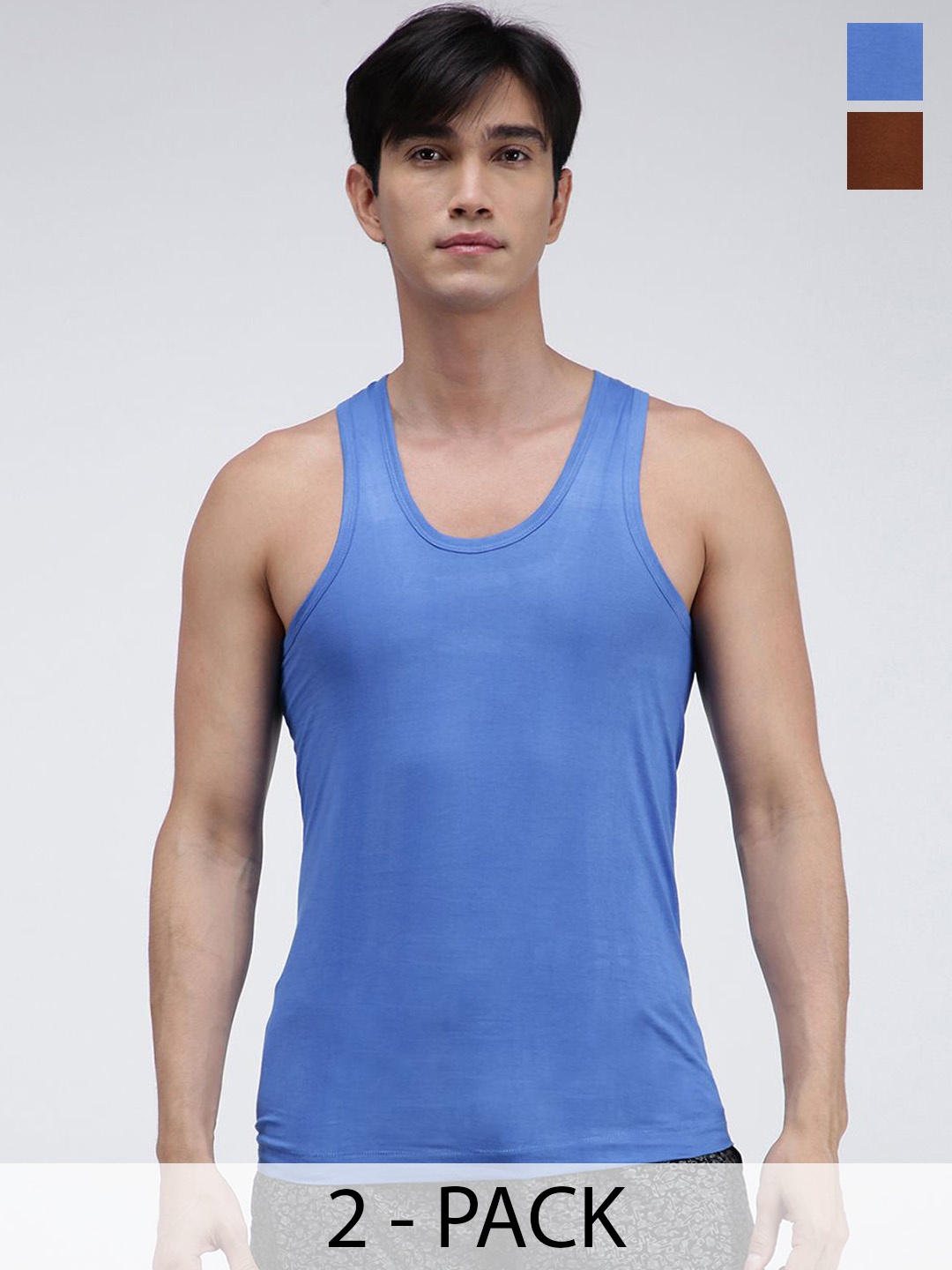 AMUL COMFY Pack Of 2 Pure Cotton Undershirt Innerwear Vests AC-CVESTRN-SB-LB-XL-2PC, Blue
AMUL COMFY Pack Of 2 Pure Cotton Undershirt Innerwear Vests AC-CVESTRN-SB-LB-XL-2PC, Blue