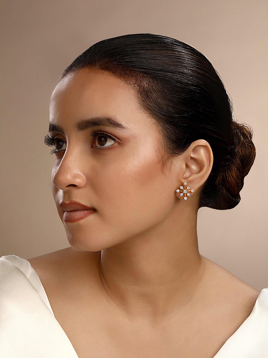 Sica Jewellery Sterling Silver Rhodium-Plated Cubic Zirconia Studded Floral Studs, White
Sica Jewellery Sterling Silver Rhodium-Plated Cubic Zirconia Studded Floral Studs, White