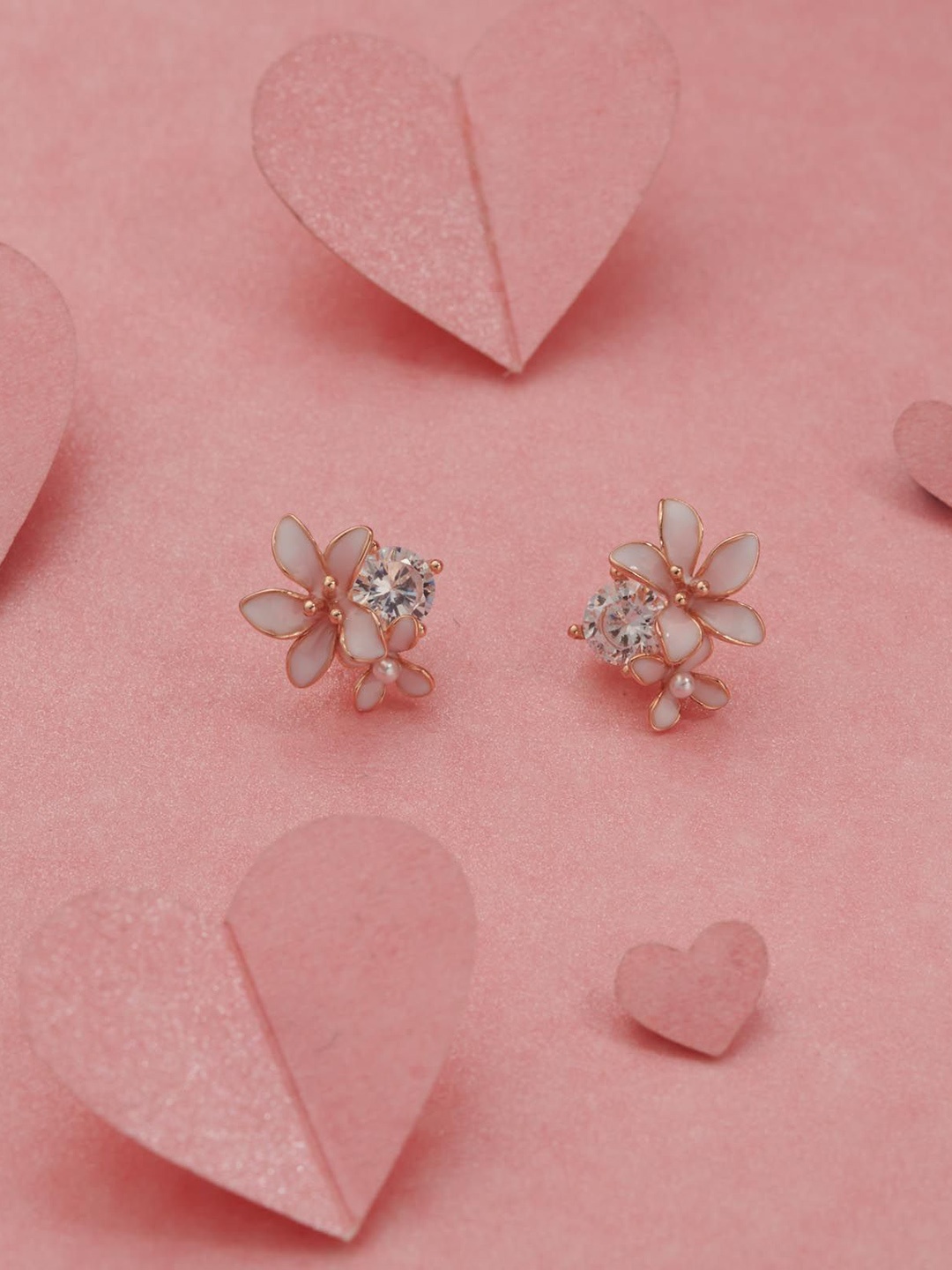 Gargi by P. N. Gadgil & Sons 925 Sterling Silver Artificial Stones Studded Floral Studs, Gold
Gargi by P. N. Gadgil & Sons 925 Sterling Silver Artificial Stones Studded Floral Studs, Gold