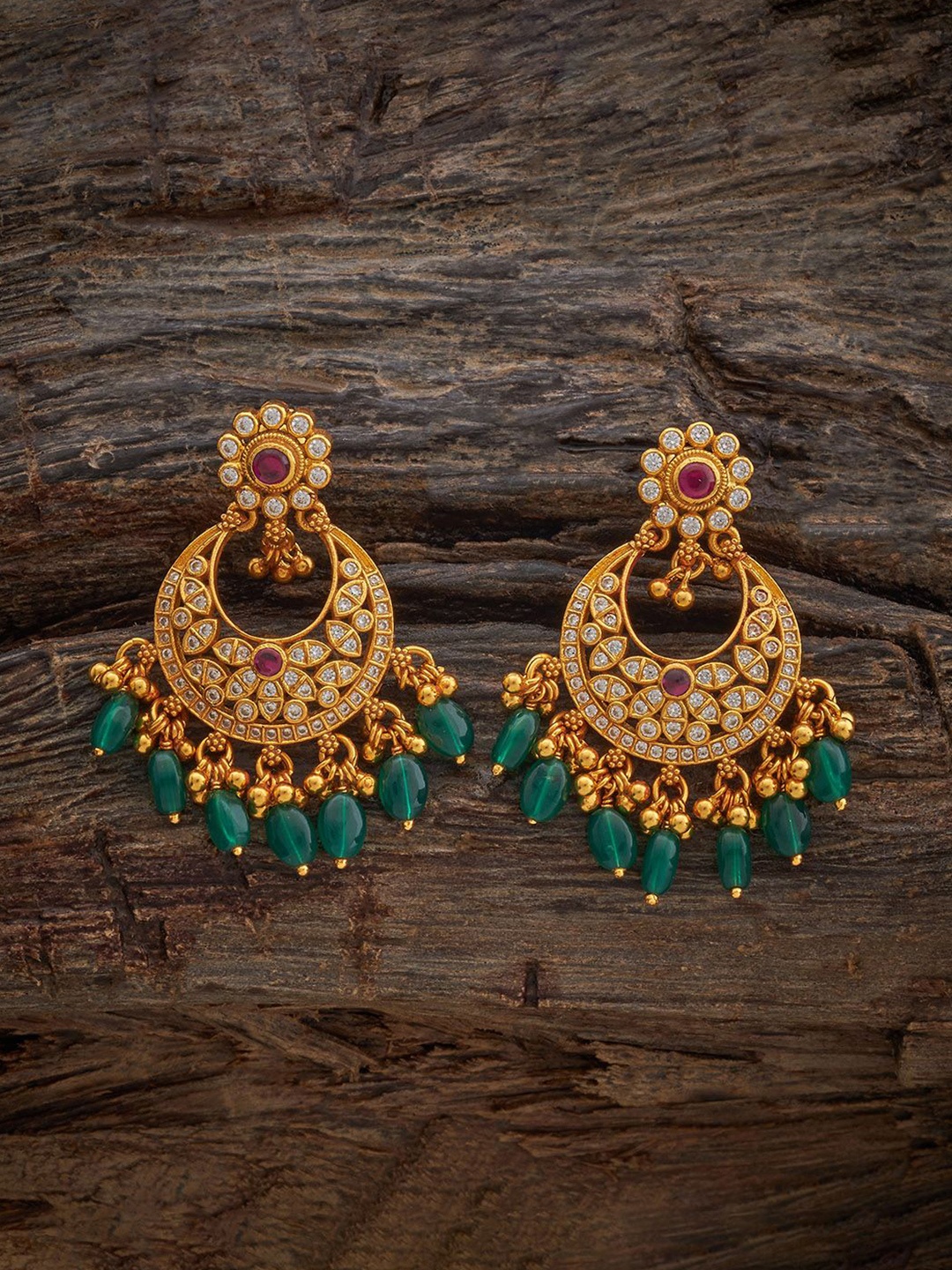 Kushal's Fashion Jewellery 92.5 Sterling Silver Gold-Plated Crescent Shaped Chandbalis
Kushal's Fashion Jewellery 92.5 Sterling Silver Gold-Plated Crescent Shaped Chandbalis