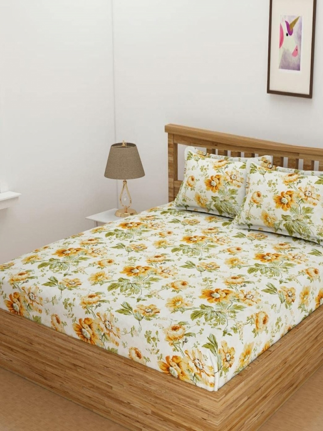 BELVOSTUM Floral Fitted Collection Orange Floral 220 TC King Bedsheet Set 2.28 m x 2.14 m
BELVOSTUM Floral Fitted Collection Orange Floral 220 TC King Bedsheet Set 2.28 m x 2.14 m