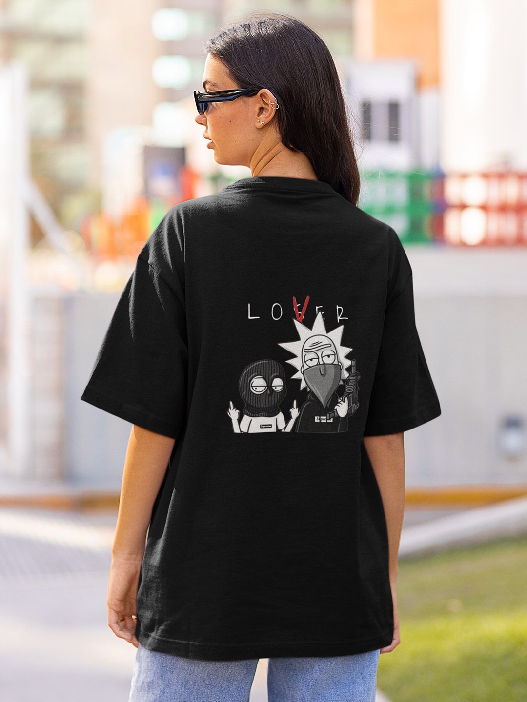 TheBTclub Women Activchill Graphic Printed Round Neck Cotton Oversized T-shirt, Black
TheBTclub Women Activchill Graphic Printed Round Neck Cotton Oversized T-shirt, Black