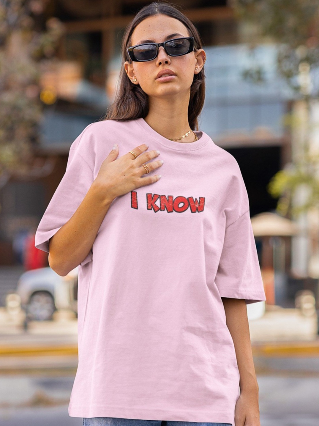 TheBTclub Women Activchill Graphic Printed Round Neck Cotton Oversized T-shirt, Lavender
TheBTclub Women Activchill Graphic Printed Round Neck Cotton Oversized T-shirt, Lavender