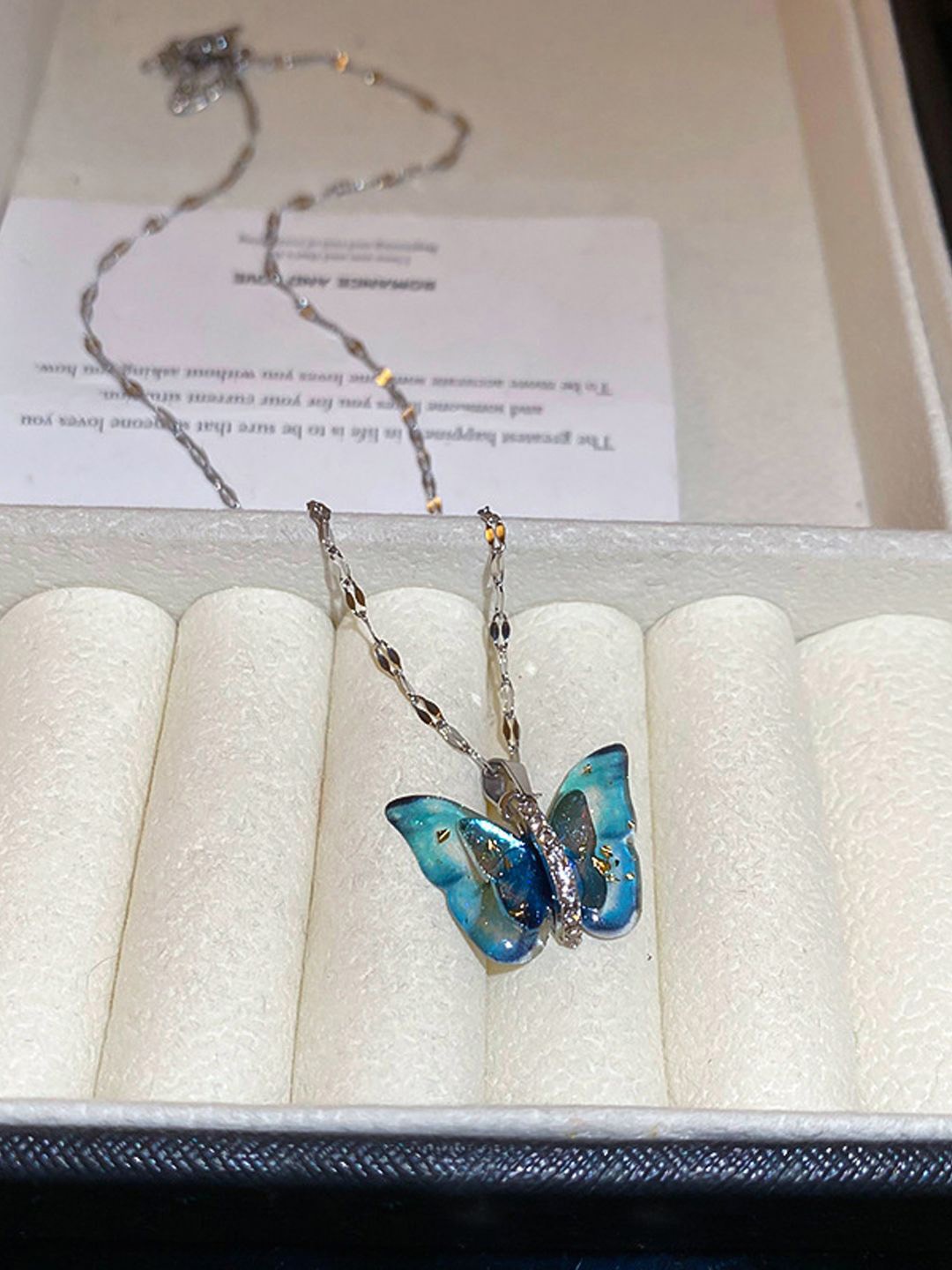 BEYTER Stainless Steel Elegant Butterfly Vibrant Winged Beauty Pendant With Chain, Silver
BEYTER Stainless Steel Elegant Butterfly Vibrant Winged Beauty Pendant With Chain, Silver