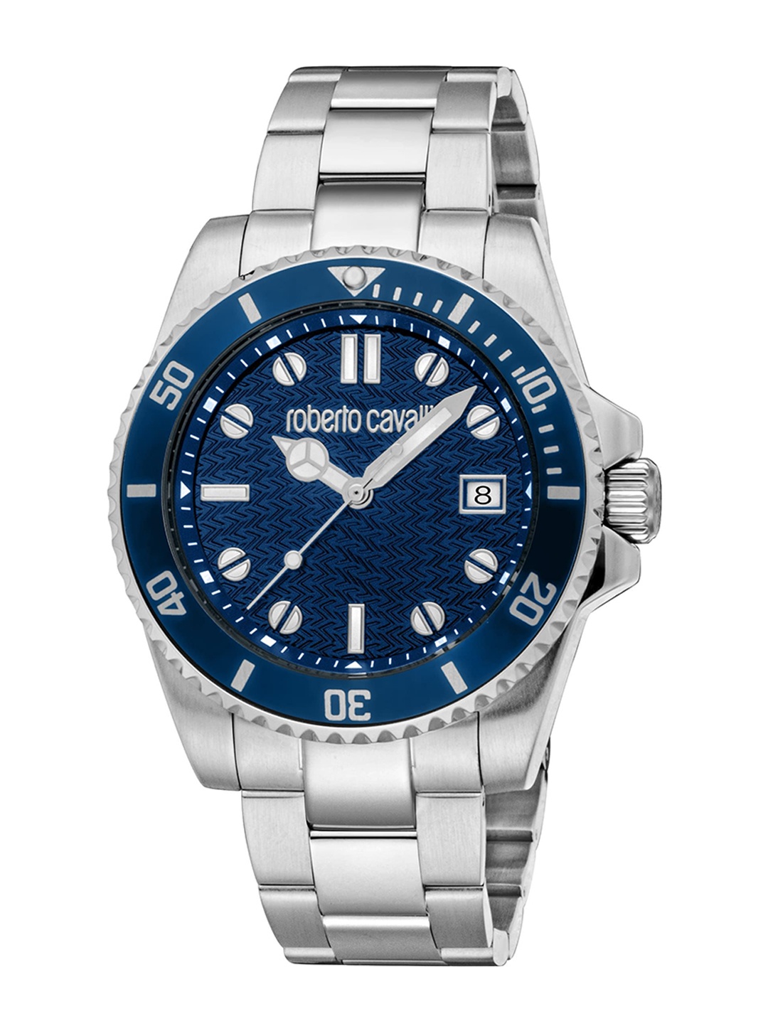 Roberto Cavalli Men Dial & Stainless Steel Bracelet Style Straps Analogue Automatic Watch RC5G129M0065, Silver
Roberto Cavalli Men Dial & Stainless Steel Bracelet Style Straps Analogue Automatic Watch RC5G129M0065, Silver