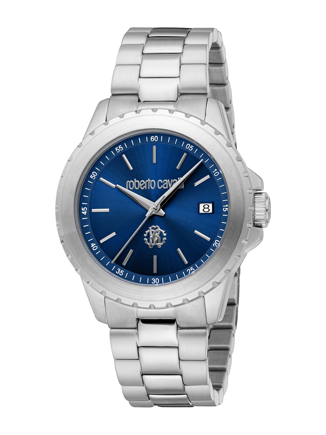 Roberto Cavalli Men Dial & Stainless Steel Bracelet Style Straps Analogue Automatic Watch RC5G132M0045, Silver
Roberto Cavalli Men Dial & Stainless Steel Bracelet Style Straps Analogue Automatic Watch RC5G132M0045, Silver