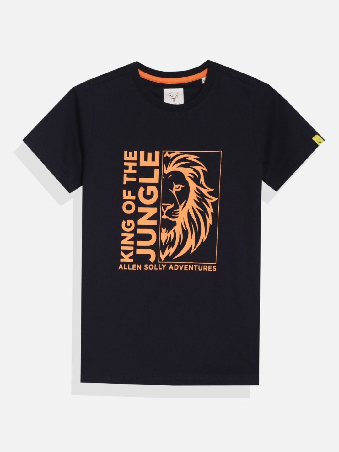 Allen Solly Junior Boys Graphic Printed Round Neck Regular Fit Cotton T-shirt, Navy blue
Allen Solly Junior Boys Graphic Printed Round Neck Regular Fit Cotton T-shirt, Navy blue