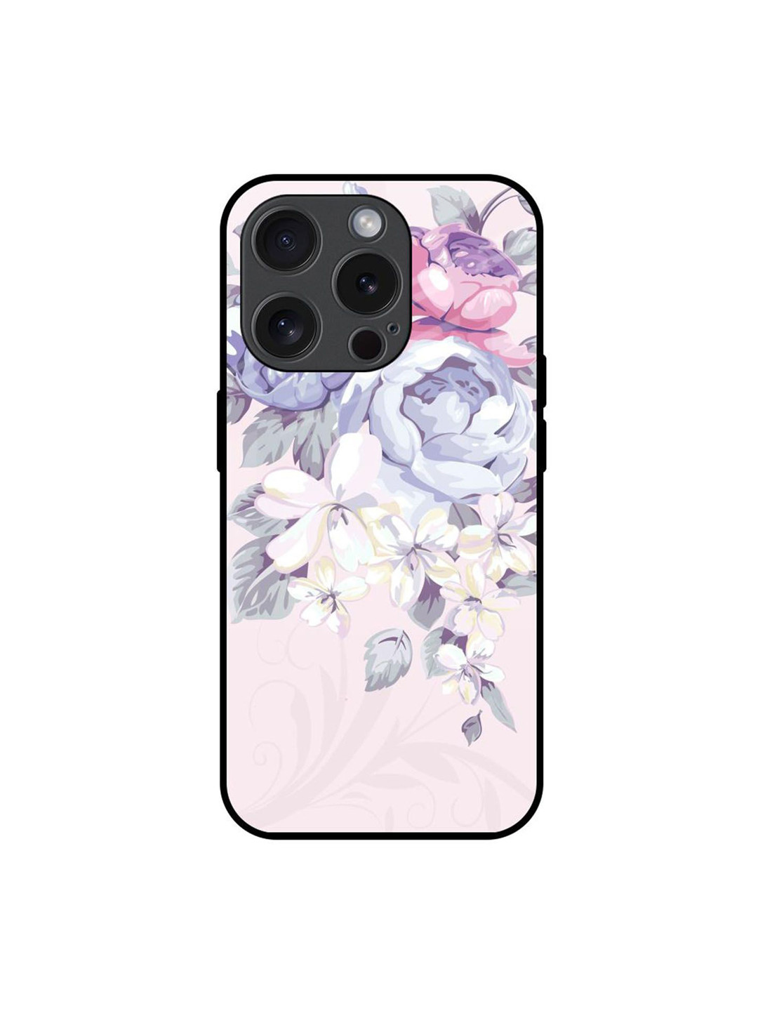 QRIOH Floral Printed iPhone 15 Pro Back Case Mobile Accessories, White
QRIOH Floral Printed iPhone 15 Pro Back Case Mobile Accessories, White