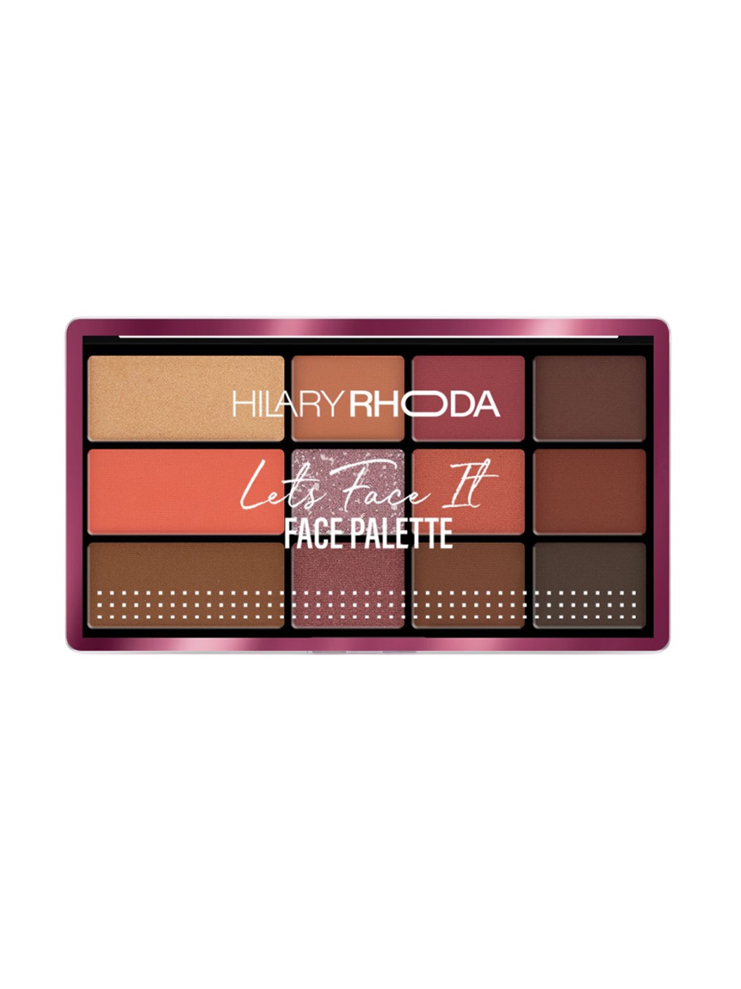 Hilary Rhoda Lets Face It Matte & Shimmer Finish Face Palette - 23.4 g -Sun Downer - 02, Brown
Hilary Rhoda Lets Face It Matte & Shimmer Finish Face Palette - 23.4 g -Sun Downer - 02, Brown