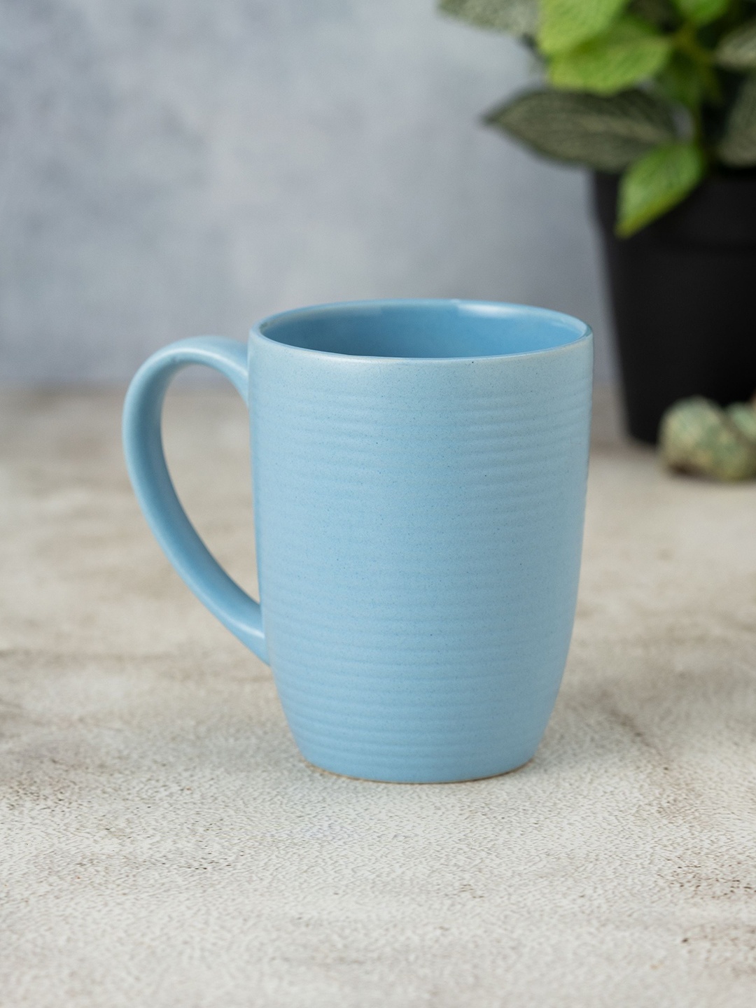 Clay Craft Fine Ceramic Horizon Microwave Safe Coffee & Milk Mug, 360Ml, 1 Piece, Blue
Clay Craft Fine Ceramic Horizon Microwave Safe Coffee & Milk Mug, 360Ml, 1 Piece, Blue