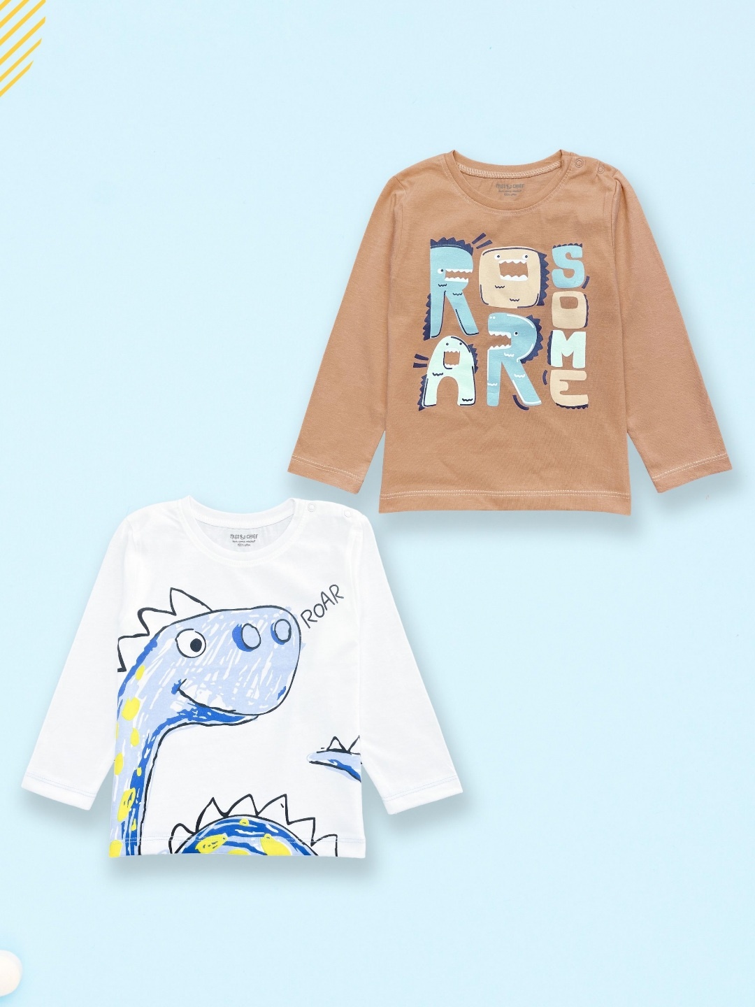 Miss & Chief Unisex Kids Graphic Printed Round Neck Regular Fit Cotton T-shirts, White
Miss & Chief Unisex Kids Graphic Printed Round Neck Regular Fit Cotton T-shirts, White