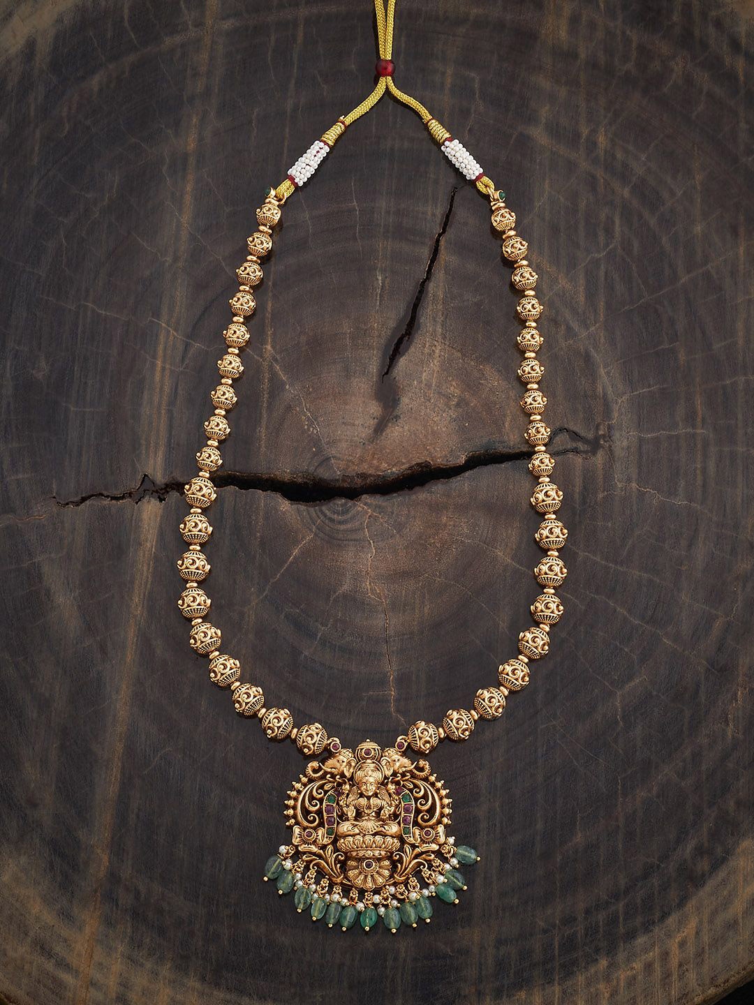 Kushal's Fashion Jewellery Copper Gold-Plated Stone Studded & Beaded Antique Necklace
Kushal's Fashion Jewellery Copper Gold-Plated Stone Studded & Beaded Antique Necklace