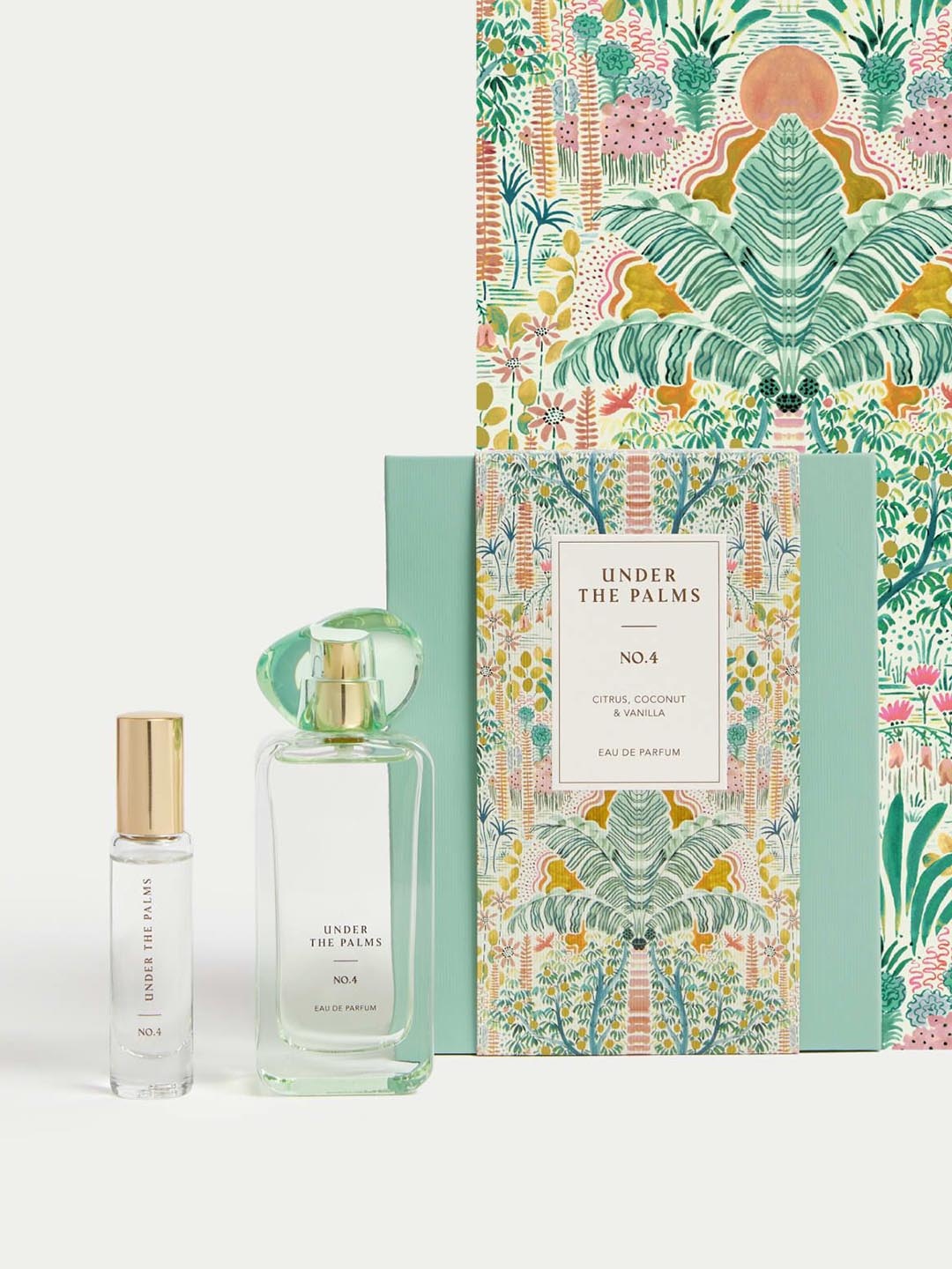 Marks & Spencer Women Set Of 2 No.4 Under The Palms Eau De Parfum - 48 ml & 9 ml, Transparent
Marks & Spencer Women Set Of 2 No.4 Under The Palms Eau De Parfum - 48 ml & 9 ml, Transparent