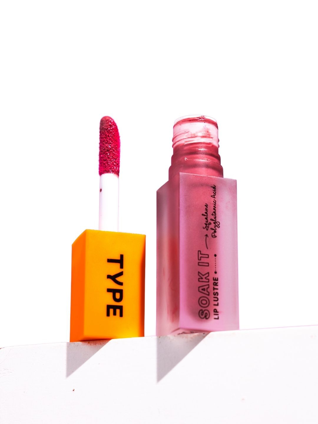TYPE BEAUTY INC Soak It Long Lasting Lip Gloss With Squalane - 4 ml - Socialite 407, Pink
TYPE BEAUTY INC Soak It Long Lasting Lip Gloss With Squalane - 4 ml - Socialite 407, Pink