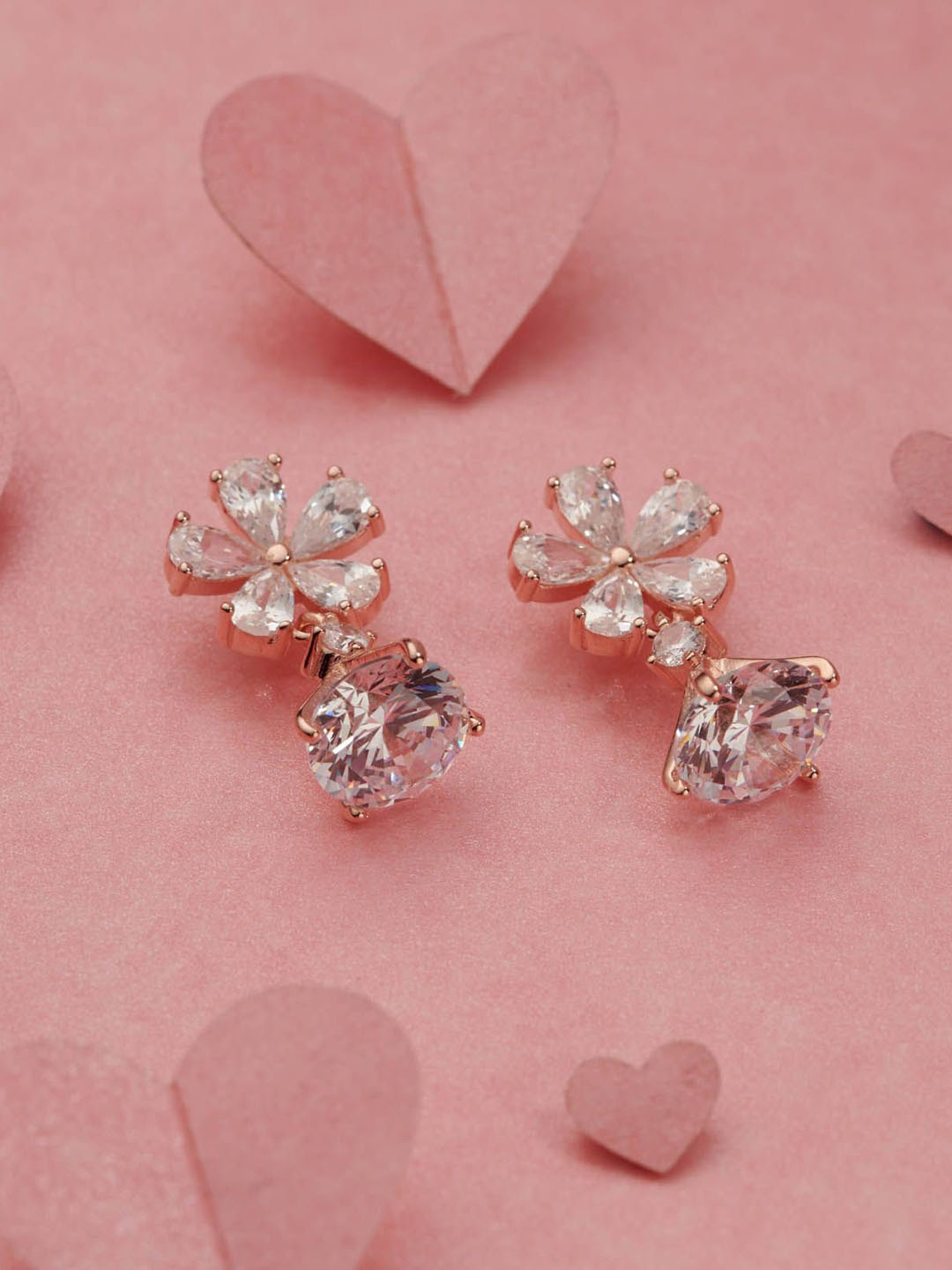 Gargi by P. N. Gadgil & Sons Sterling Silver Stones Studded Floral Shaped Drop Earrings, Gold
Gargi by P. N. Gadgil & Sons Sterling Silver Stones Studded Floral Shaped Drop Earrings, Gold