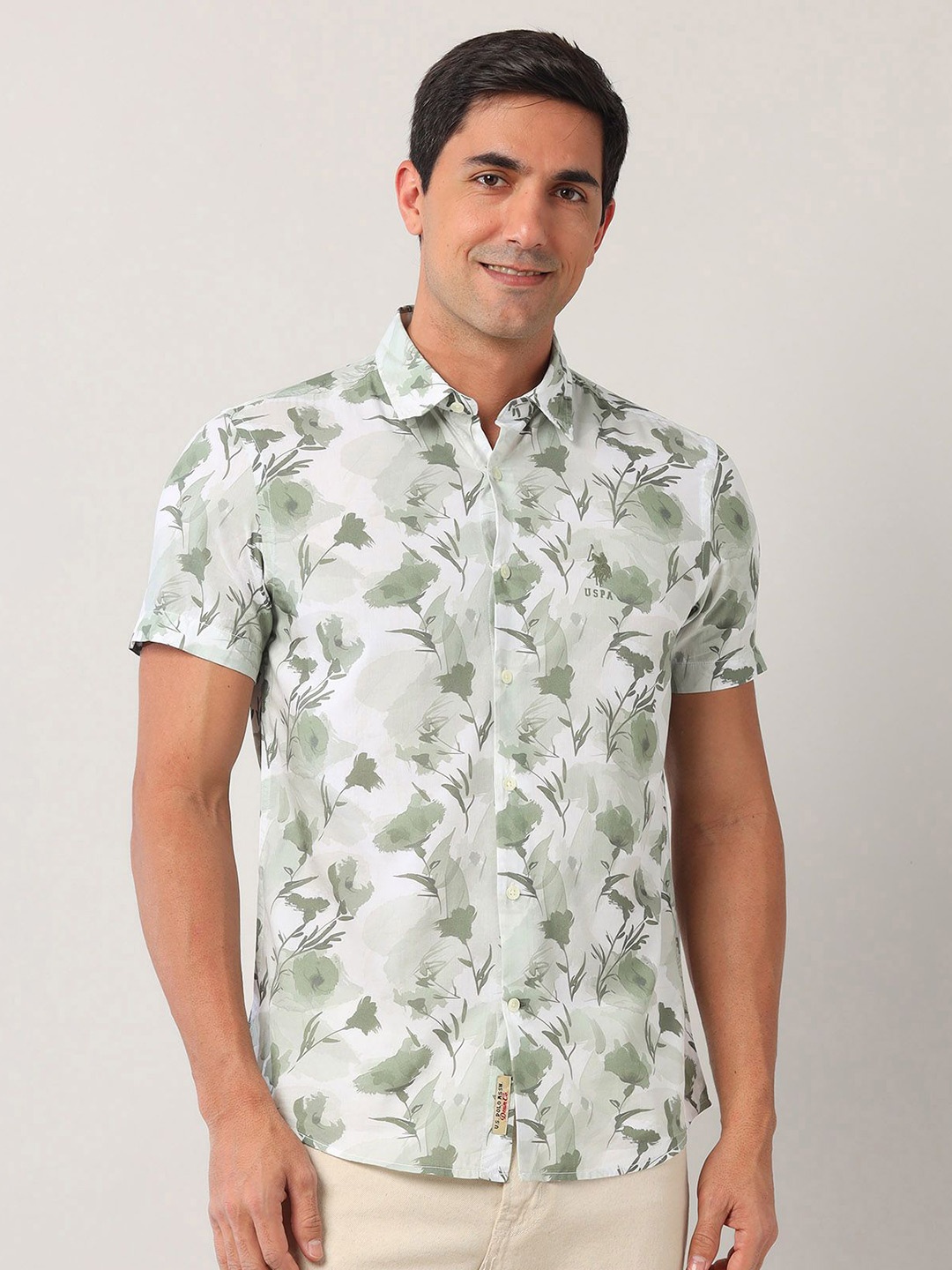 U.S. Polo Assn. Denim Co. Men Classic Floral Opaque Printed Casual Shirt, Green
U.S. Polo Assn. Denim Co. Men Classic Floral Opaque Printed Casual Shirt, Green