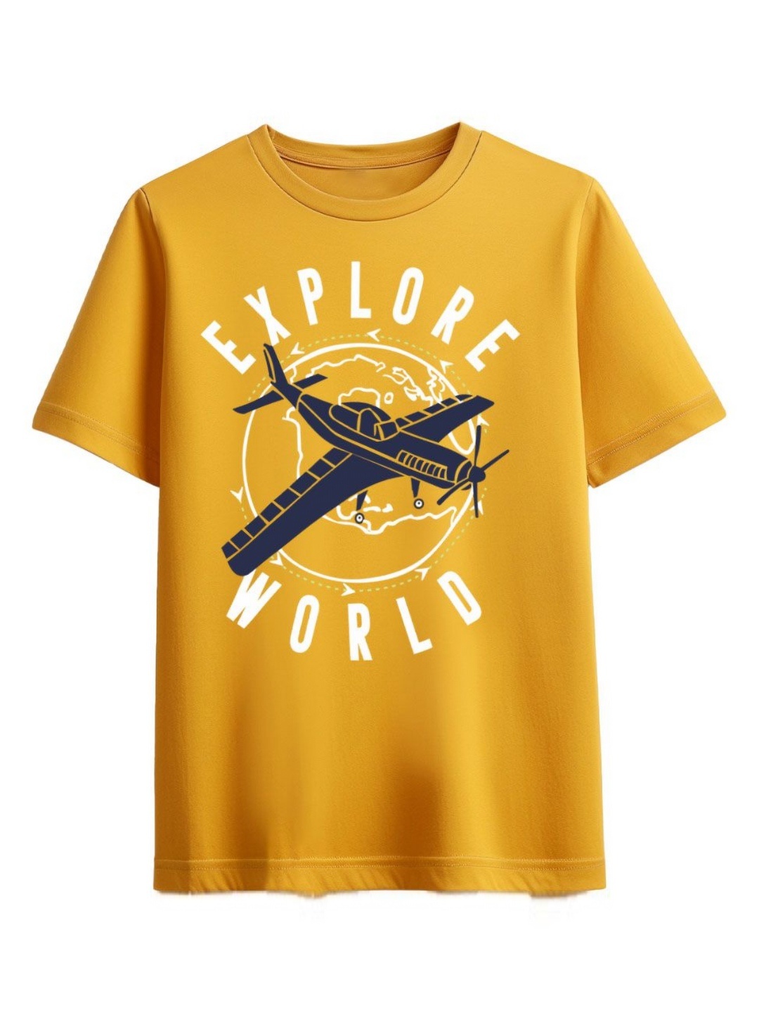 Toodle Plus Unisex Plus Size Graphic Printed Round Neck Pure Cotton T-Shirt, Mustard
Toodle Plus Unisex Plus Size Graphic Printed Round Neck Pure Cotton T-Shirt, Mustard