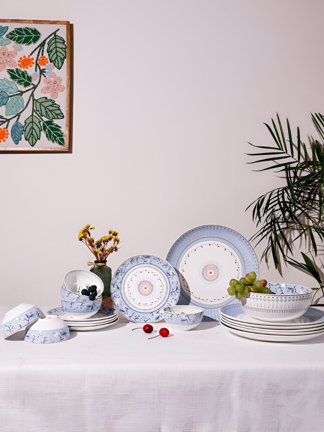 The Wishing Chair Magique Blue 20 Pcs Ceramic Highlighted with 18k Gold Print Dinner Set
The Wishing Chair Magique Blue 20 Pcs Ceramic Highlighted with 18k Gold Print Dinner Set