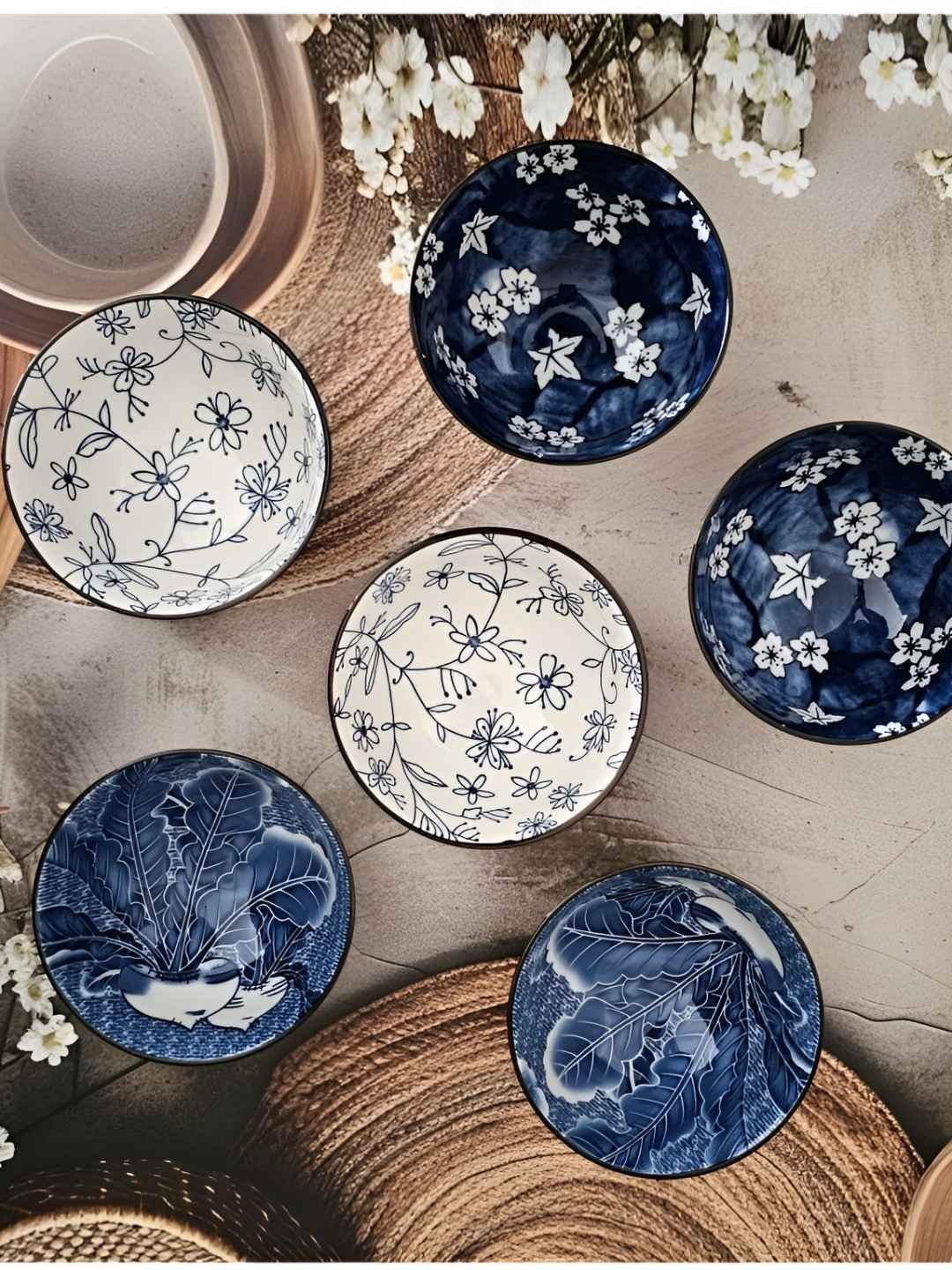 BLANK SLATE HOME Blue 2024 6 Pieces Ceramic Dishwasher and Microwave Safe Serving Bowl
BLANK SLATE HOME Blue 2024 6 Pieces Ceramic Dishwasher and Microwave Safe Serving Bowl