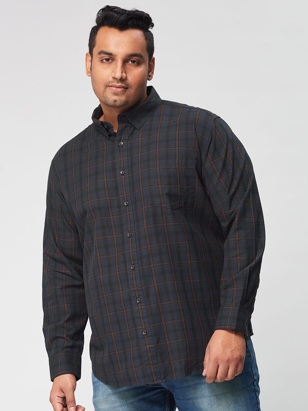 Big Hello - The Plus Life Men Comfort Tartan Checks Opaque Checked Casual Shirt, Navy blue
Big Hello - The Plus Life Men Comfort Tartan Checks Opaque Checked Casual Shirt, Navy blue