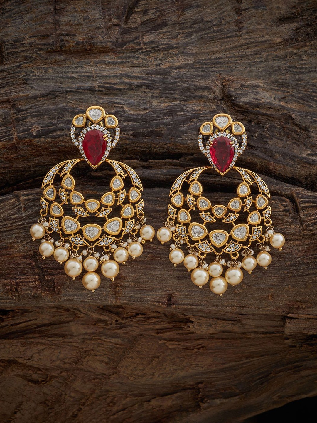 Kushal's Fashion Jewellery Victorian-Plated Contemporary Kundan Drop Earrings, White
Kushal's Fashion Jewellery Victorian-Plated Contemporary Kundan Drop Earrings, White