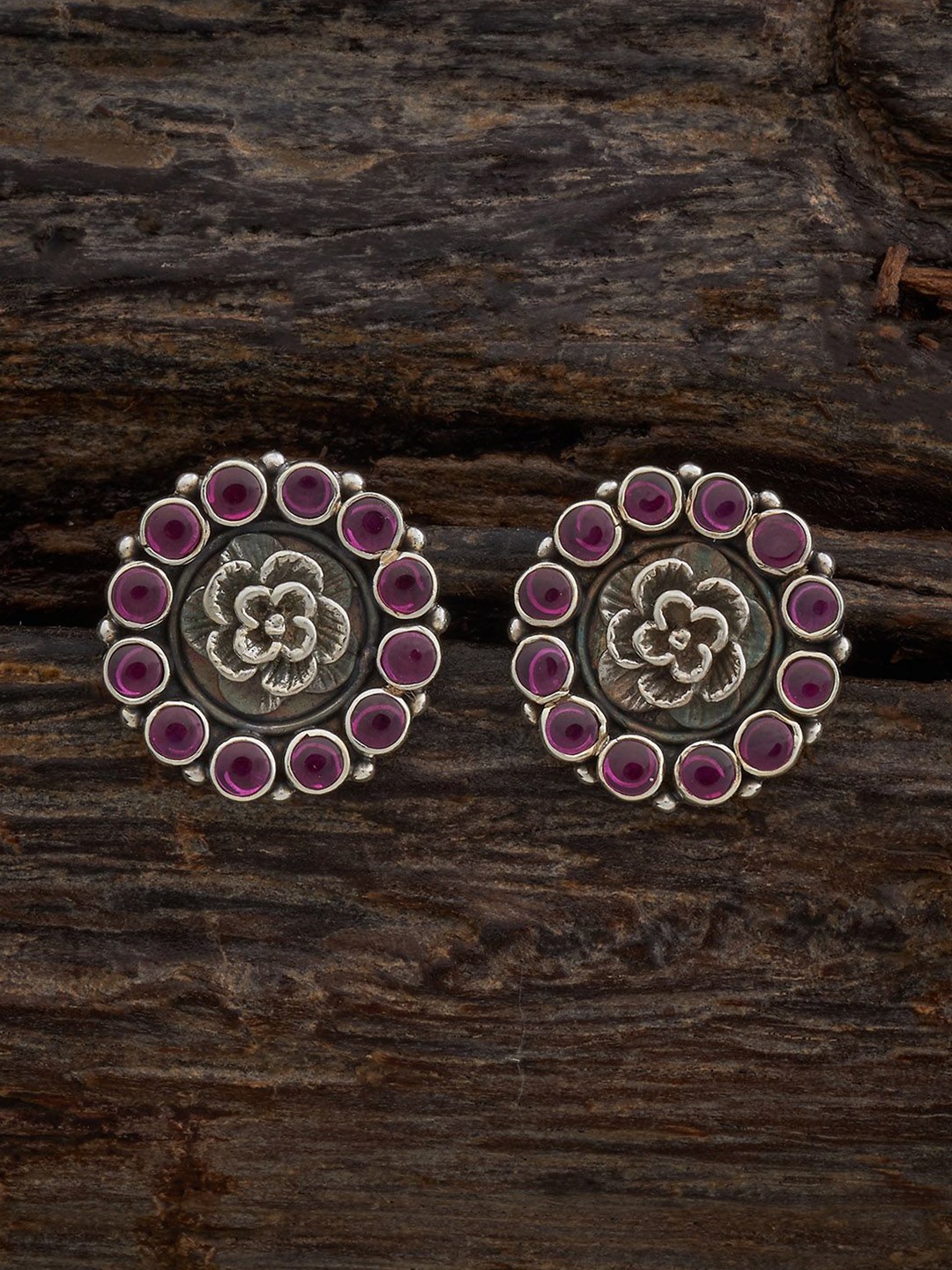 Kushal's Fashion Jewellery 92.5 Sterling Silver Ruby Silver-Plated Contemporary Studs, Red
Kushal's Fashion Jewellery 92.5 Sterling Silver Ruby Silver-Plated Contemporary Studs, Red