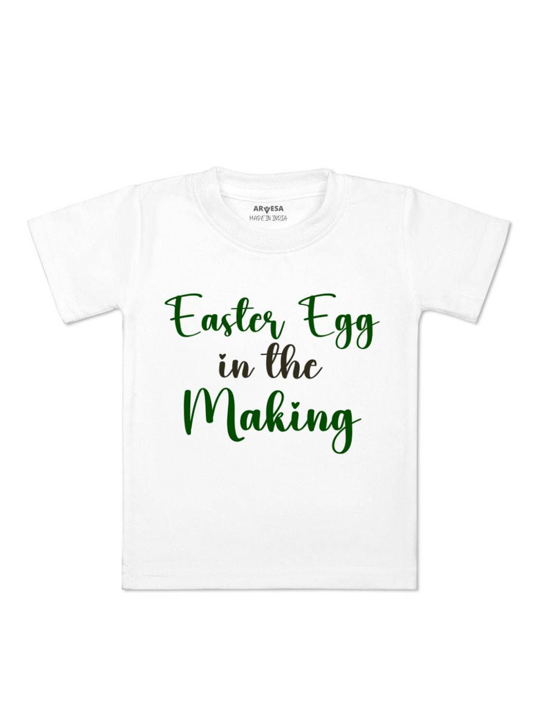 Arvesa Easter Egg The Making Printed Kids Unisex T-shirt, White 
Arvesa Easter Egg The Making Printed Kids Unisex T-shirt, White
