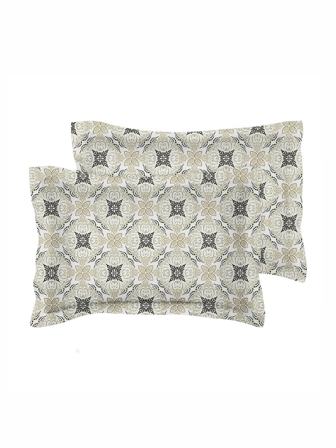 bsb home Valancia Beige 2 Pieces Floral Printed 180 TC Pure Cotton Rectangle Pillow Covers, White
bsb home Valancia Beige 2 Pieces Floral Printed 180 TC Pure Cotton Rectangle Pillow Covers, White