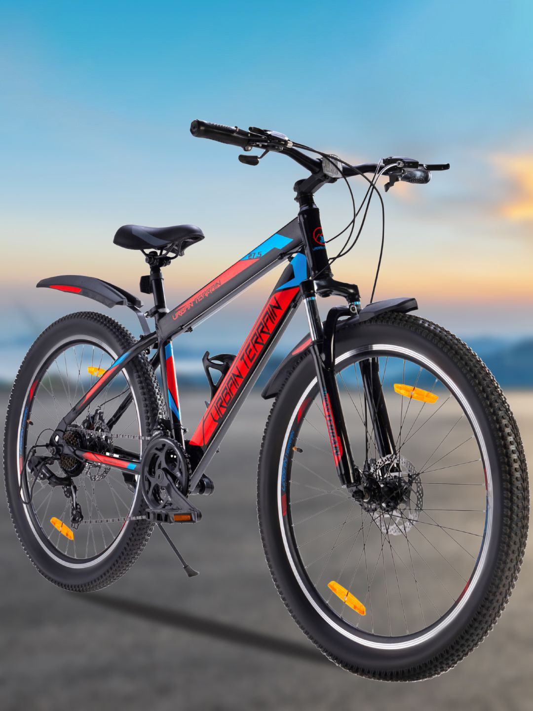 URBAN TERRAIN UT2000 21-Speed Shimano Gear and Dual Disc Brakes Mountain Bicycle, Red
URBAN TERRAIN UT2000 21-Speed Shimano Gear and Dual Disc Brakes Mountain Bicycle, Red